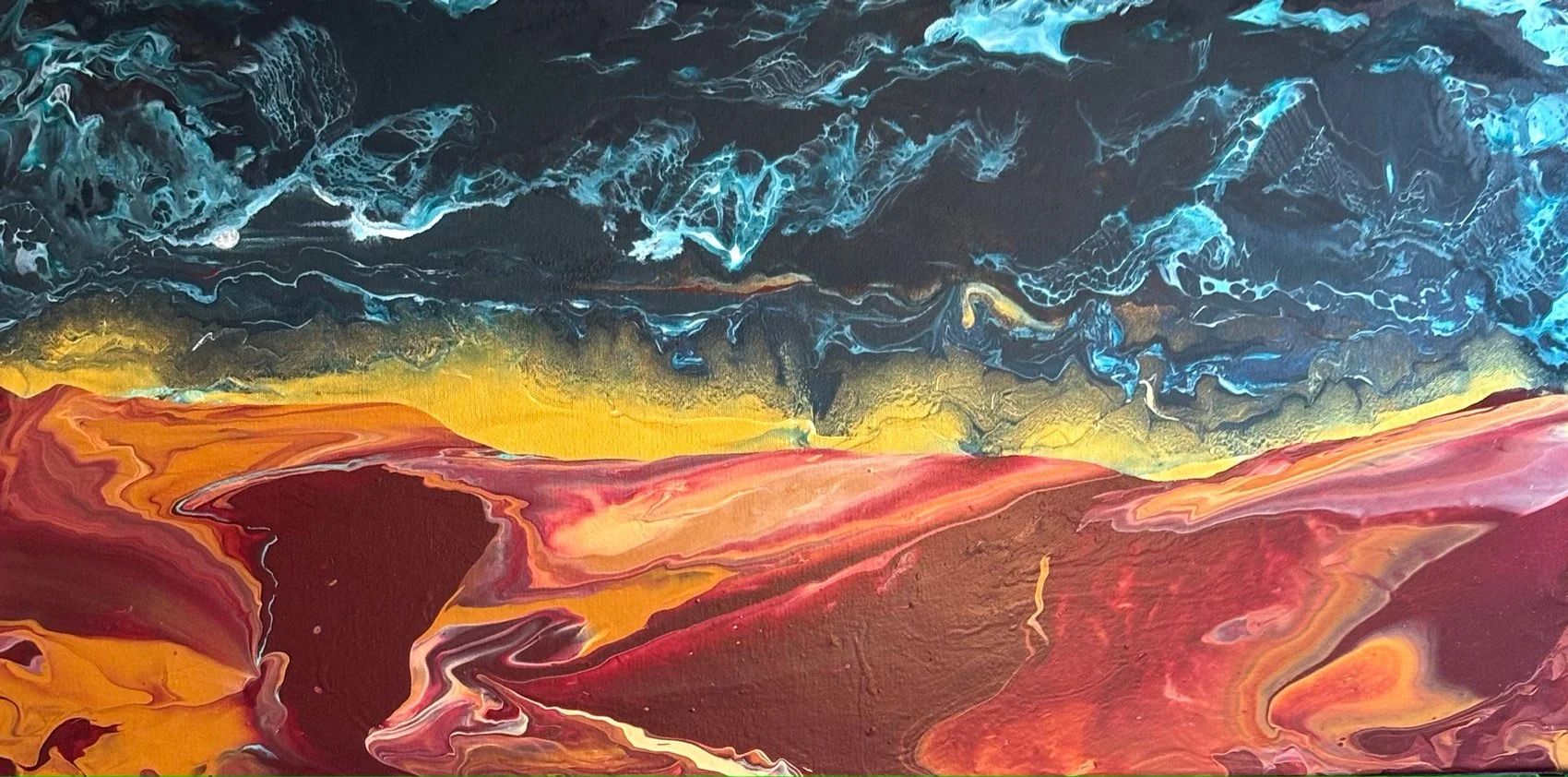 Desert Evening, 12 x 36
