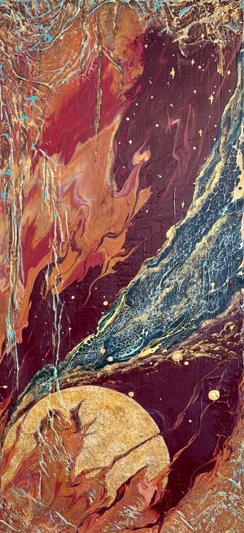 Rockin' in the Moonlight, 36 x 18