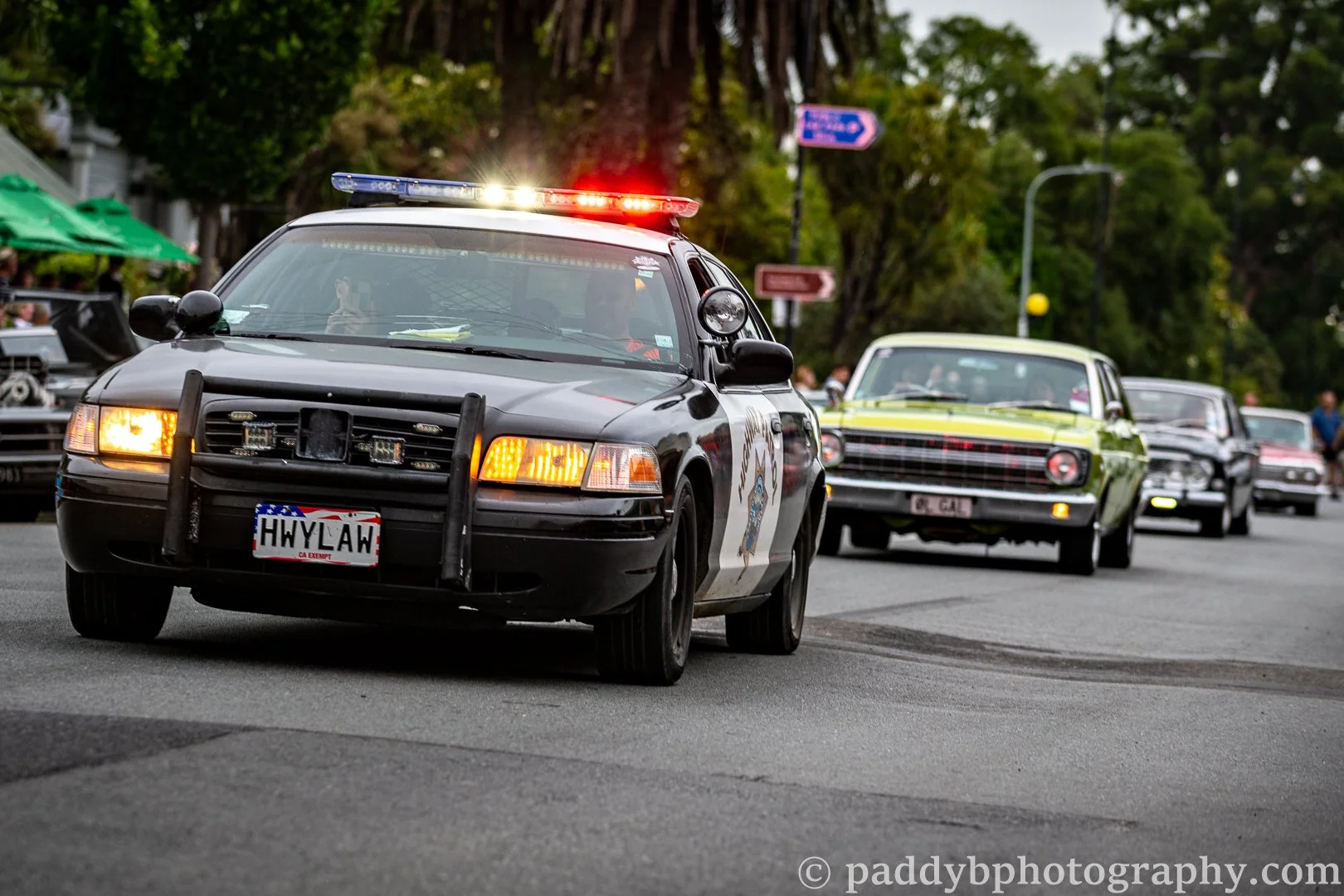 Ford Crown Victoria Police Car - Cruise Martinborough, Greytown NZ