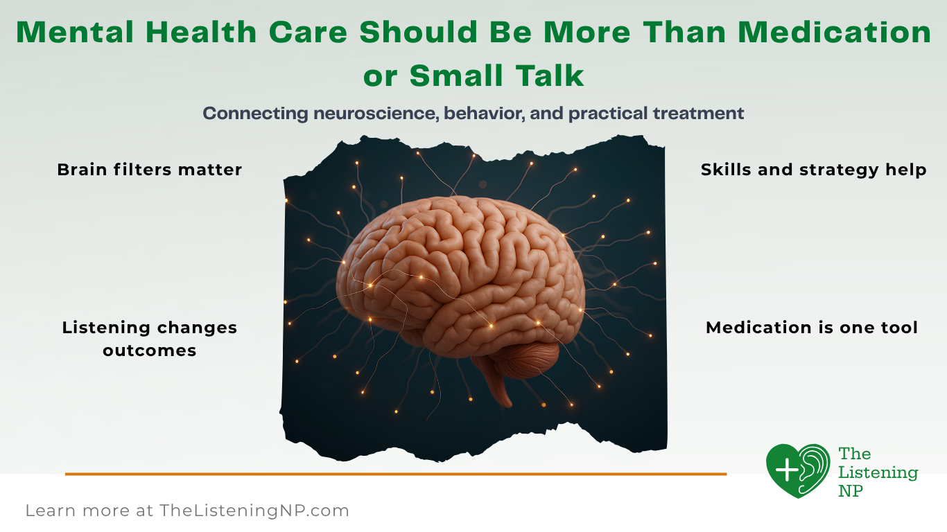 Mental Health Care Should Be More Than Medication or Small Talk
