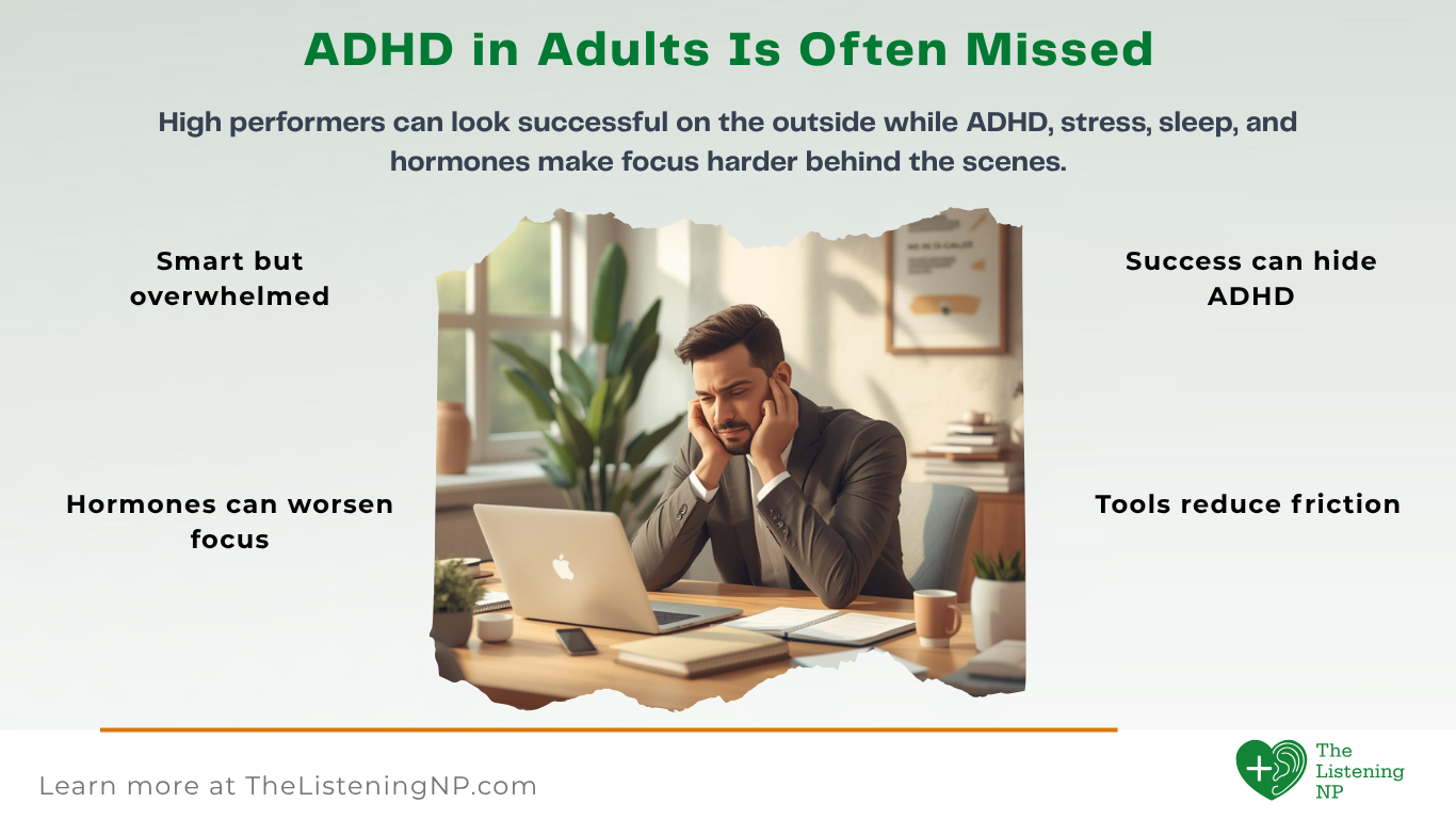 Why ADHD in Adults Is Often Missed, Especially in High Performers