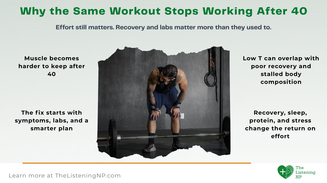 Why the Same Workout Stops Working After 40