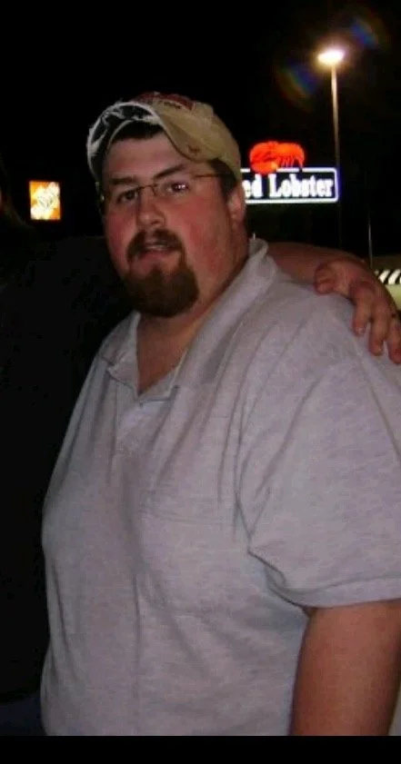 Greg Norris before his weight loss journey