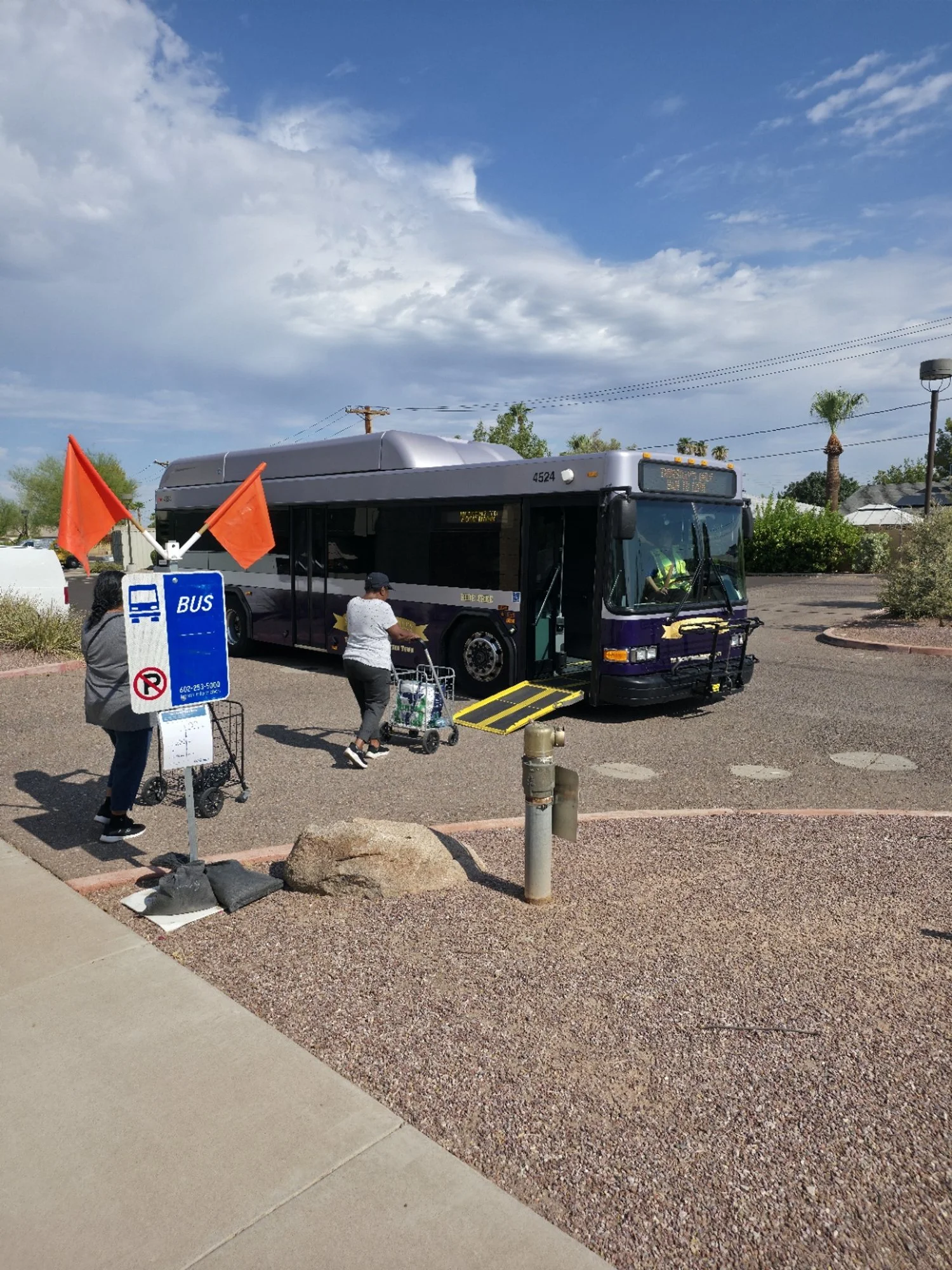 City of Scottsdale Food Bank Trolley at Granite Reef Senior Center