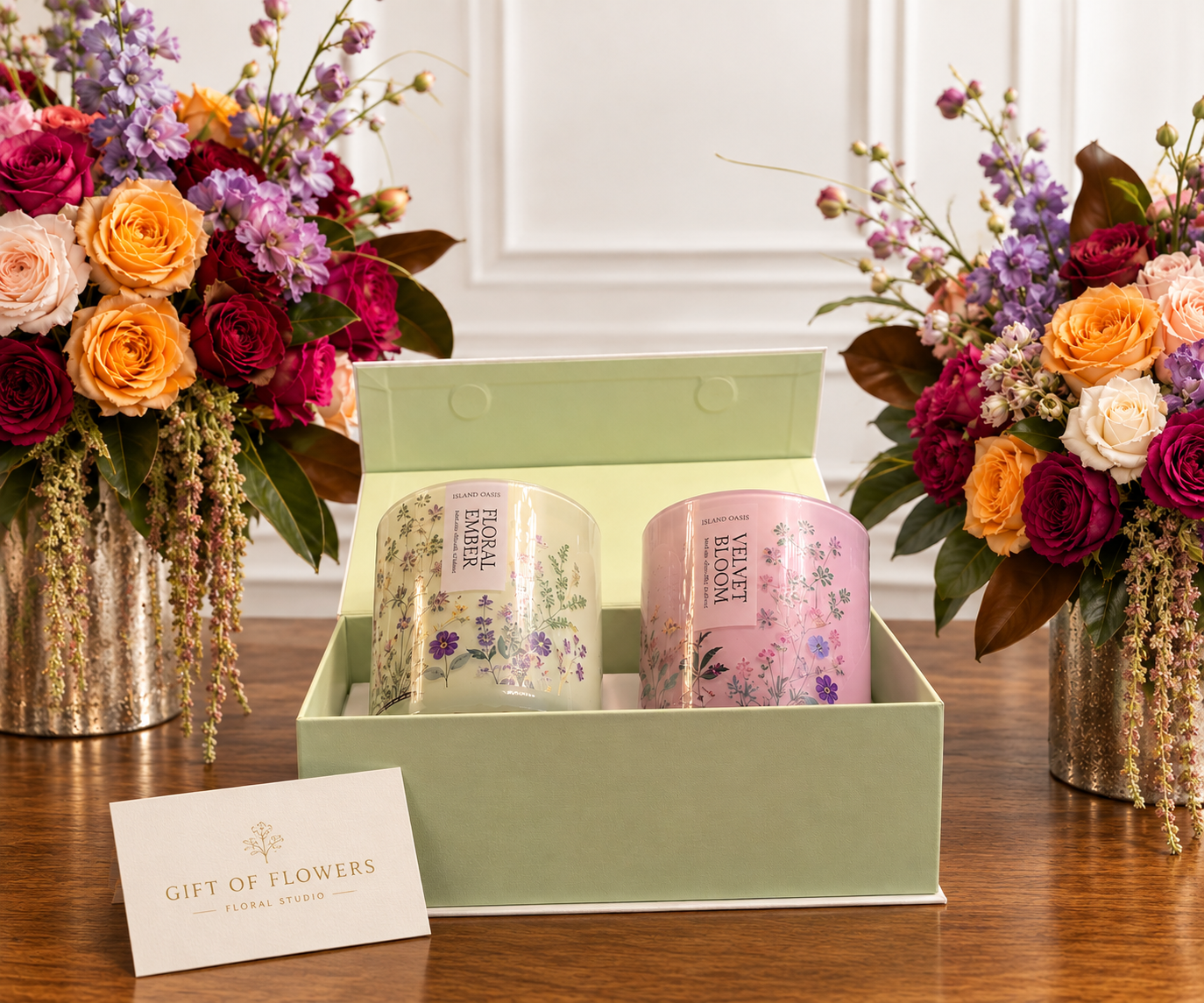 The Botanical Ritual: Inner Radiance Candle Gift Set