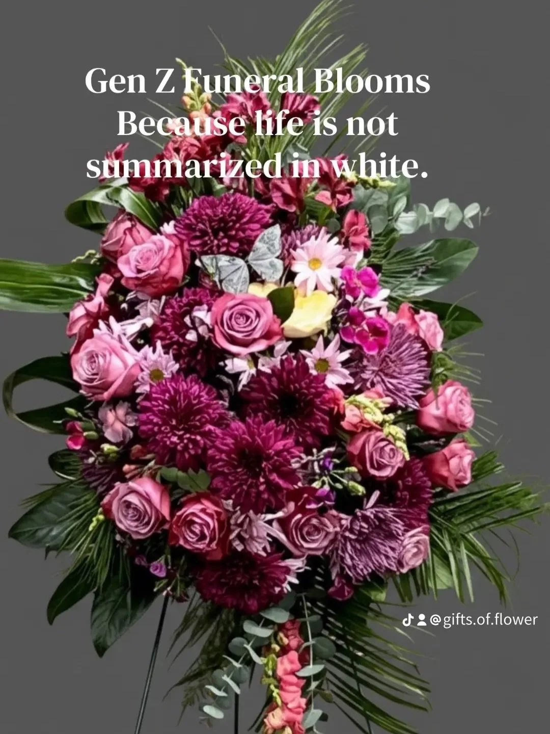 A Full Life Deserves Full Color  Introducing our Gen Z Funeral Blooms A full life deserves full color.Not every goodbye is meant to be muted &mdash; some stories were vibrant, expressive, unforgettable.