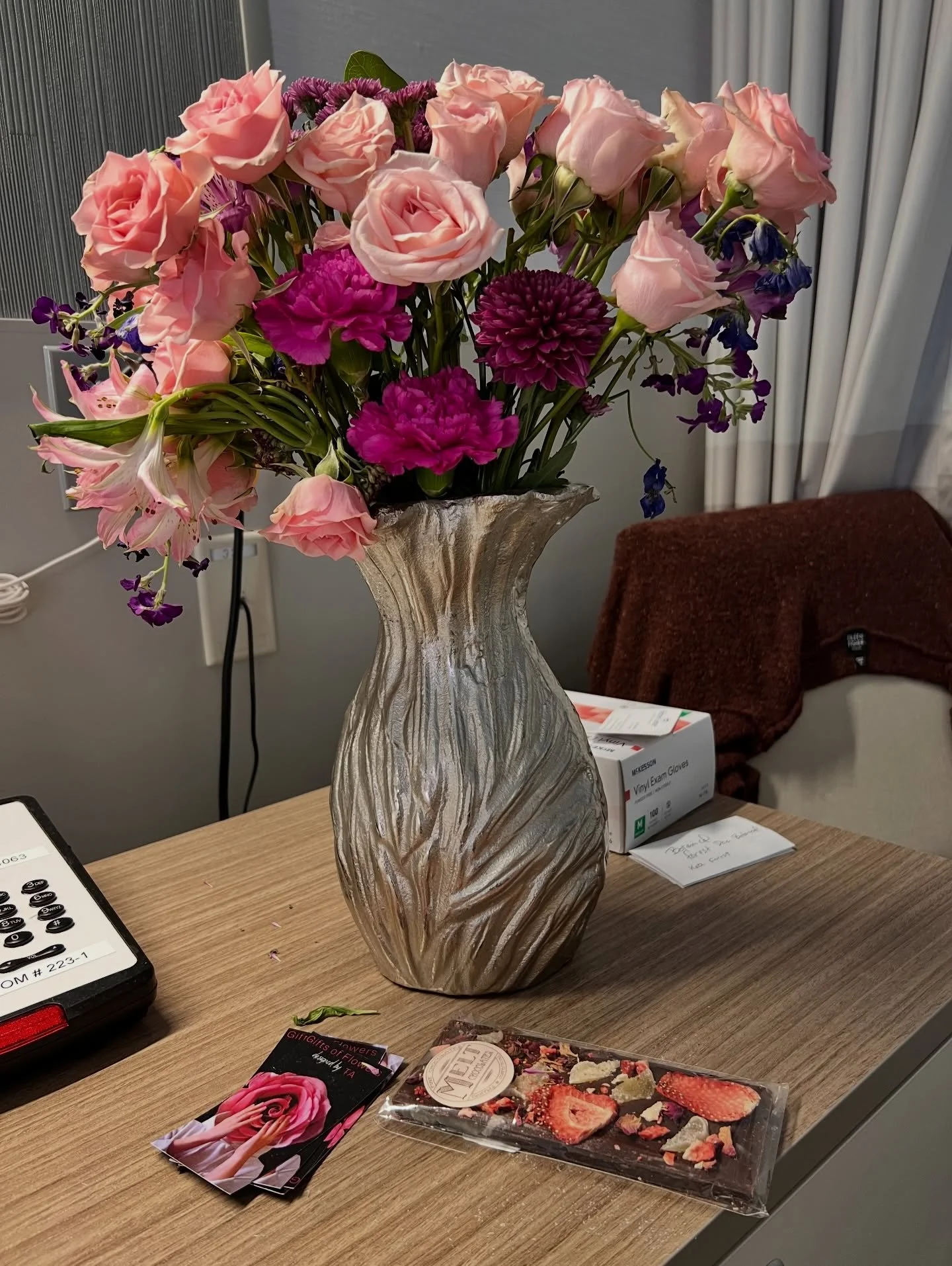 Shared with permission &mdash; Anonymous Patient Testimony.  I woke up and saw this beautiful vase of flowers on my nightstand. I knew they came from my husband and I was happy, but I wasn&rsquo;t familiar with your shop.

To my surprise, these flowe