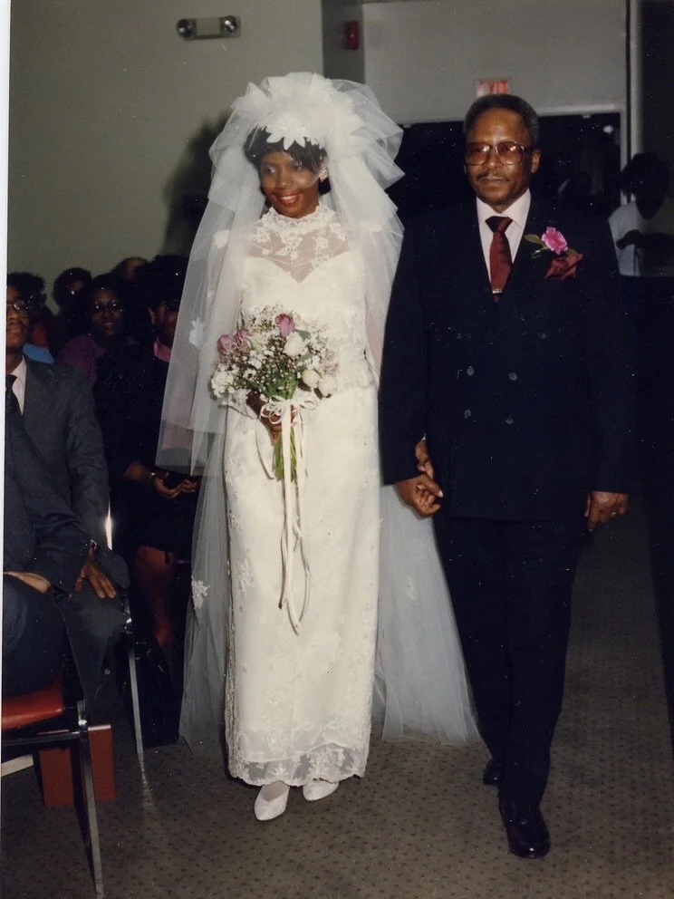 1986 &rarr; Today 1986. I was a young bride walking down the aisle with my dad, never imagining where flowers would lead me.

I carried the very first bridal bouquet I had ever designed.

Nearly 40 years later, my son, Alexavier, is designing bridal 