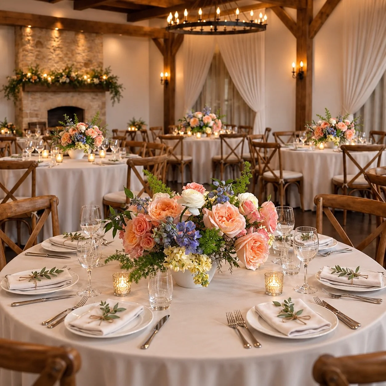 Imagine this at your reception.

This tablescape features a floral design actually created in our studio &mdash; reimagined for a wedding reception.

Gifts of Flowers designed By TA
Weddings &bull; Elopements &bull; Intimate Celebrations
