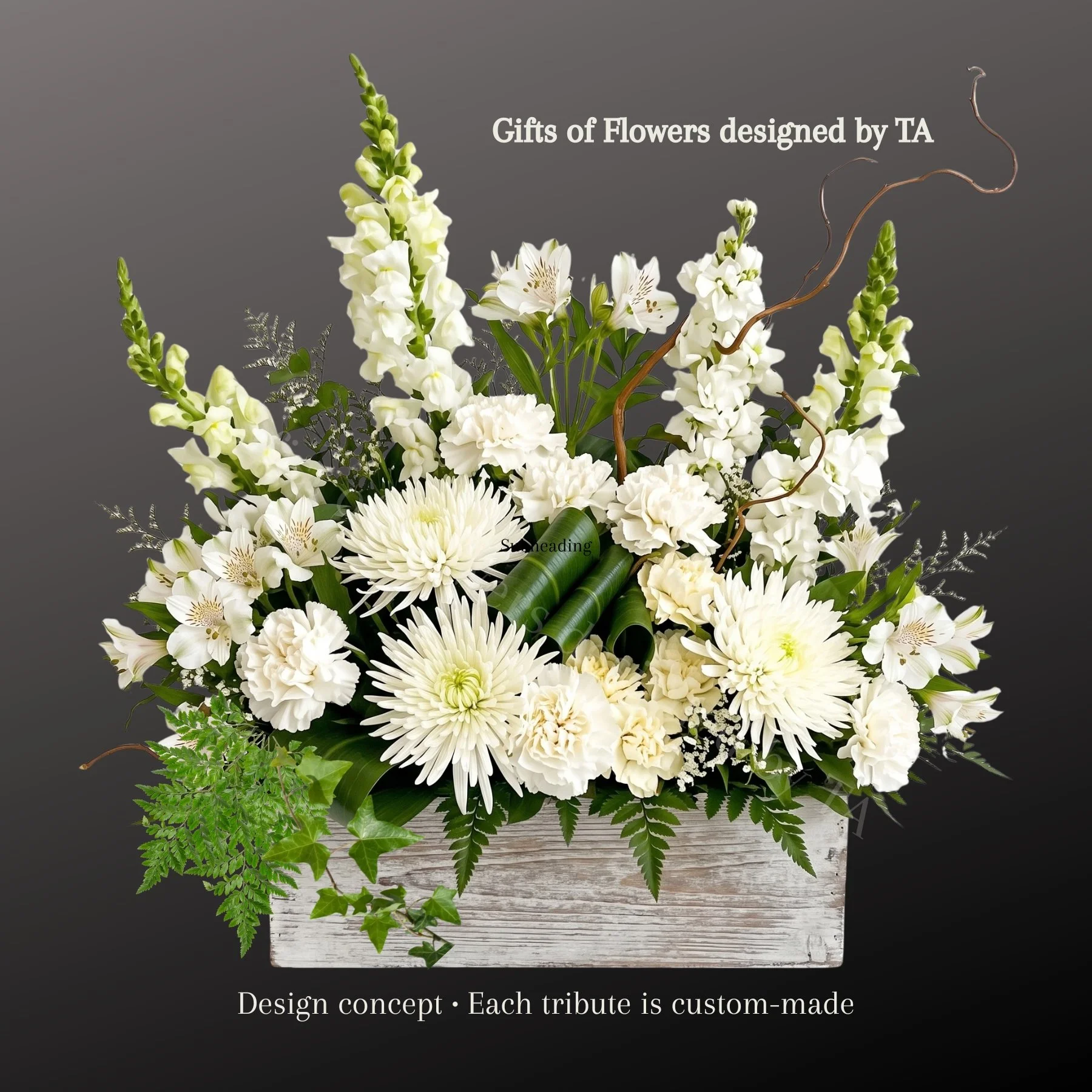 Designers Choice Sympathy Table Top by Gifts of Flowers TA , Agawam Ma