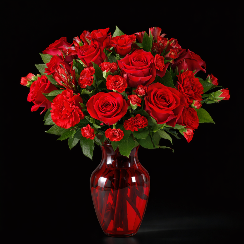 Simply Romantic Red Roses-Valentine’s Day Favorite