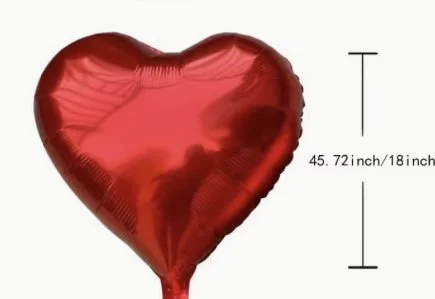 Classic Heart Foil Balloon (18”) – Add-On