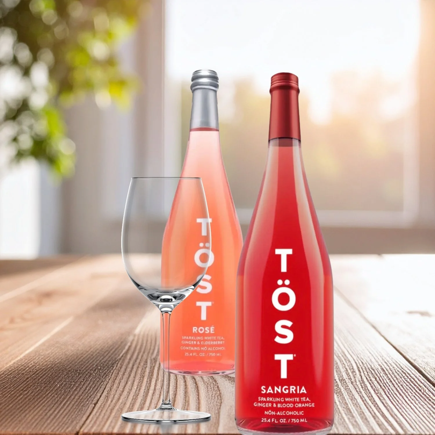 TÖST  Non-Alcoholic Sparkiling Beverage (Rosé & Sangria)