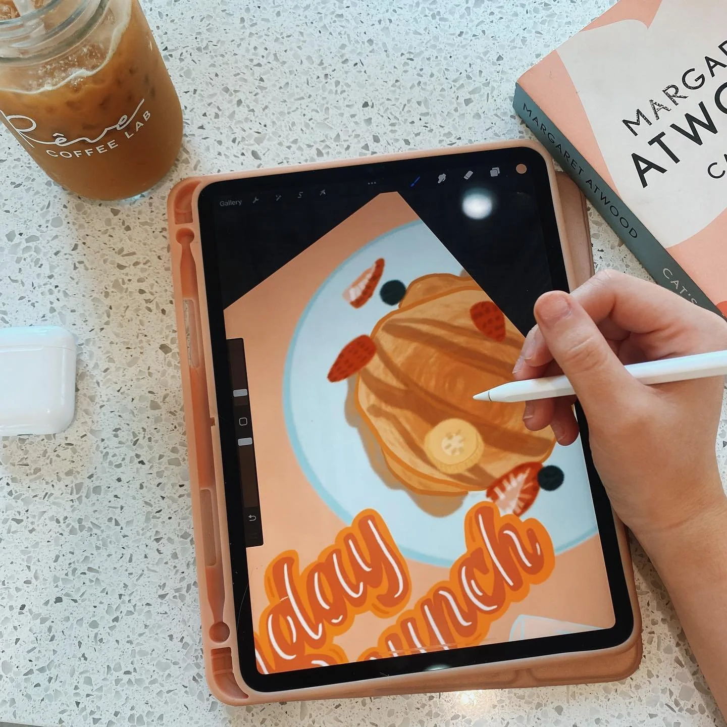 a wee progress pic for a very fun project I&rsquo;m working on 😇🥞🍳🥓🍓 have a good sunday sunnies