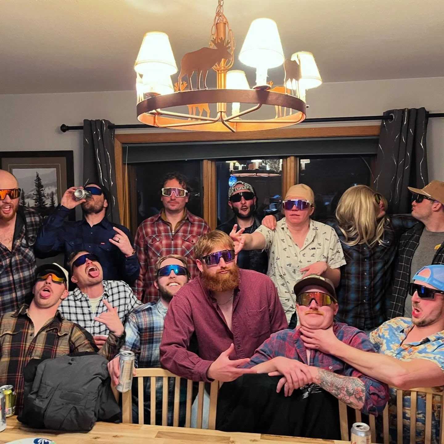 Jess looking like dane and dane looking like a legend. The bach trip to end all bach trips