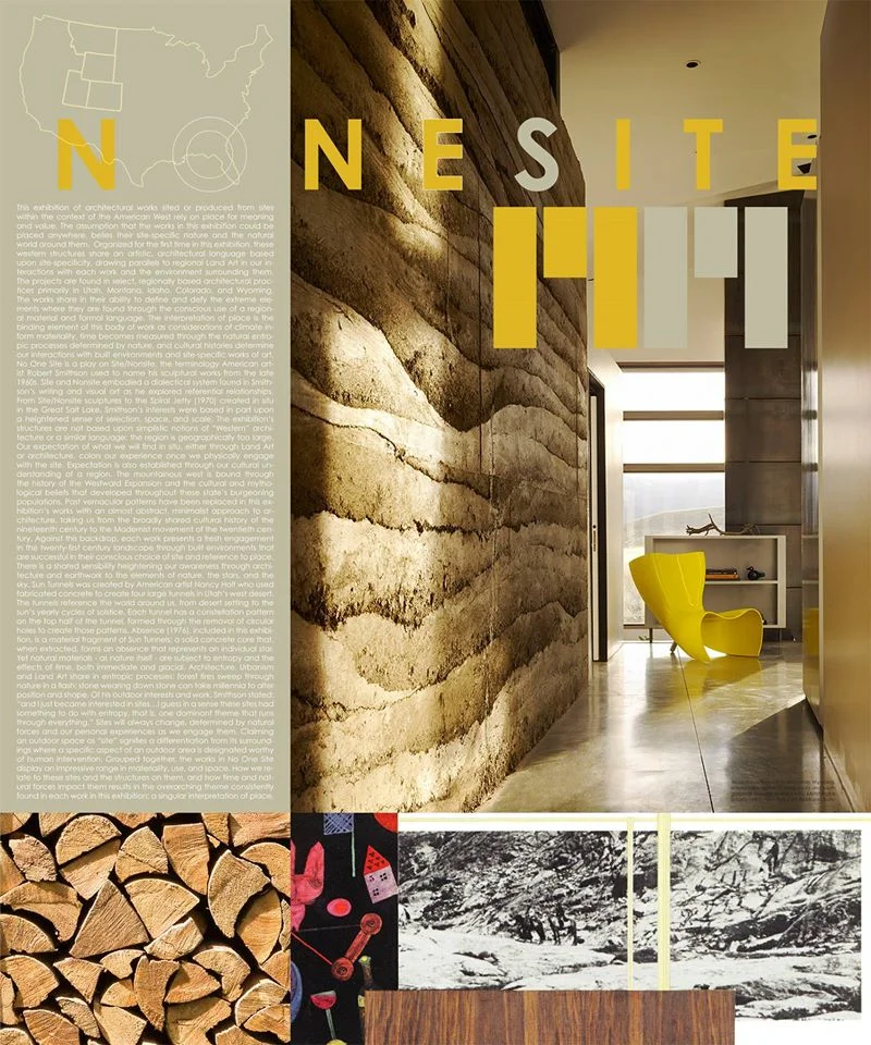 No One Site, event brochure featuring Sparano + Mooney Architecture