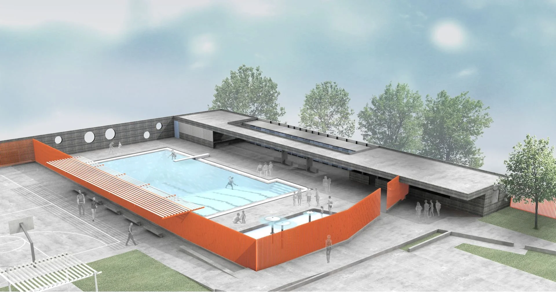 Lou Costello Pool + Bathhouse