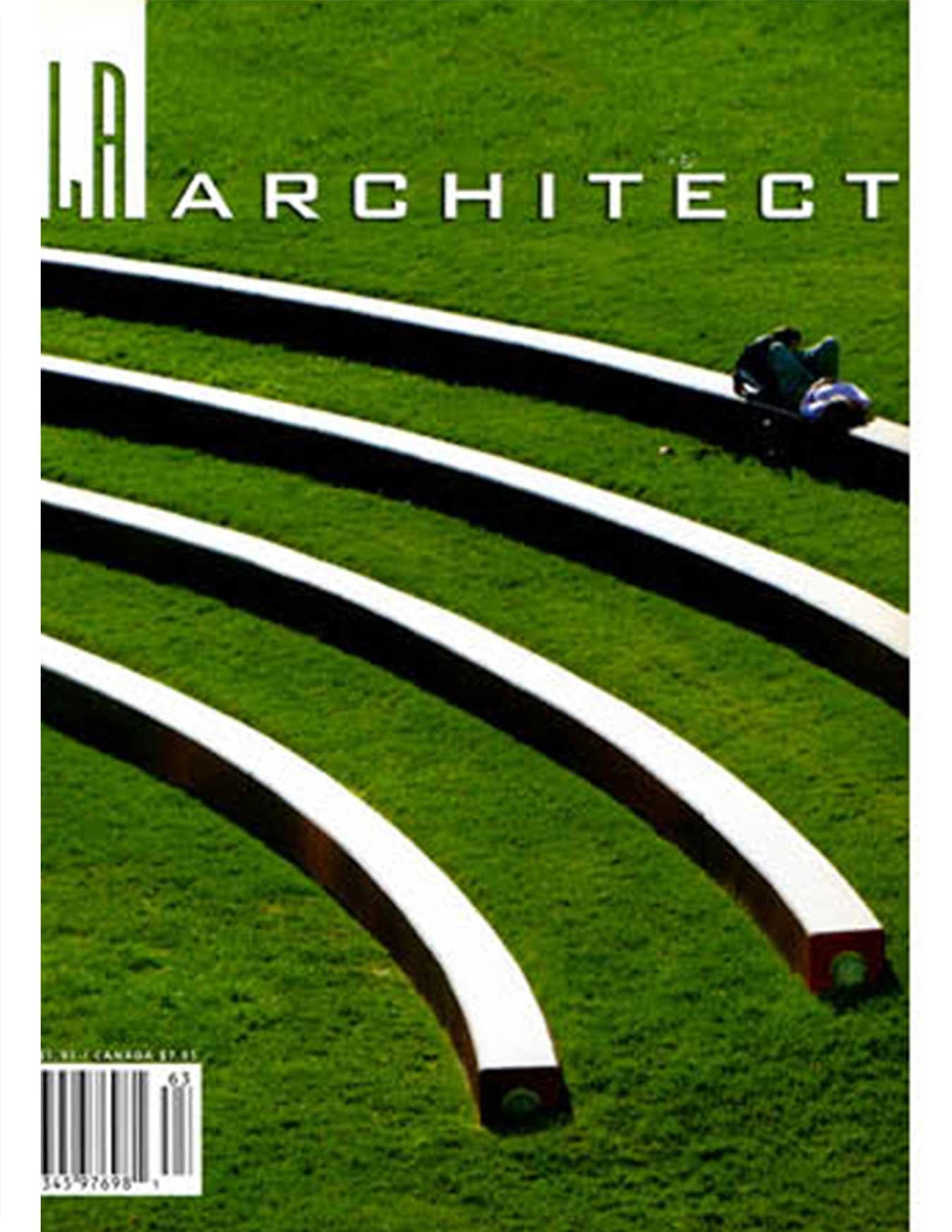 Cover of LA Architect magazine, publication featuring Sparano + Mooney Architecture