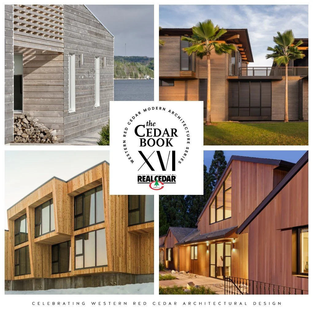 The Cedar Book XVI, front cover and publication featuring Sparano + Mooney Architecture residential project