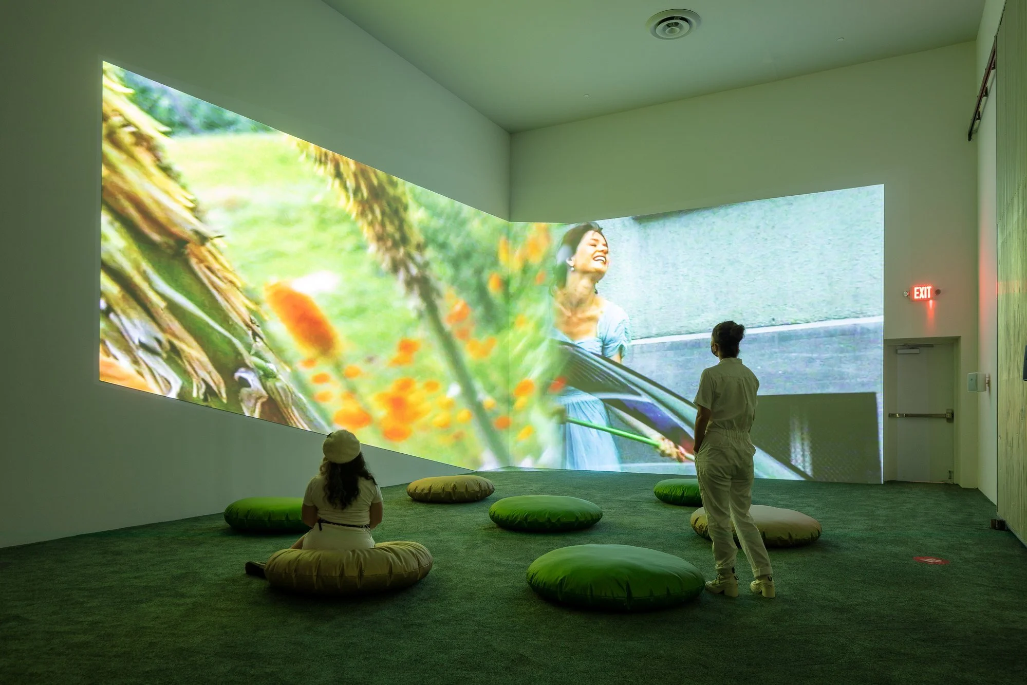 The Geffen Contemporary at MOCA, Los Angeles - Pipilotti Rist Exhibit