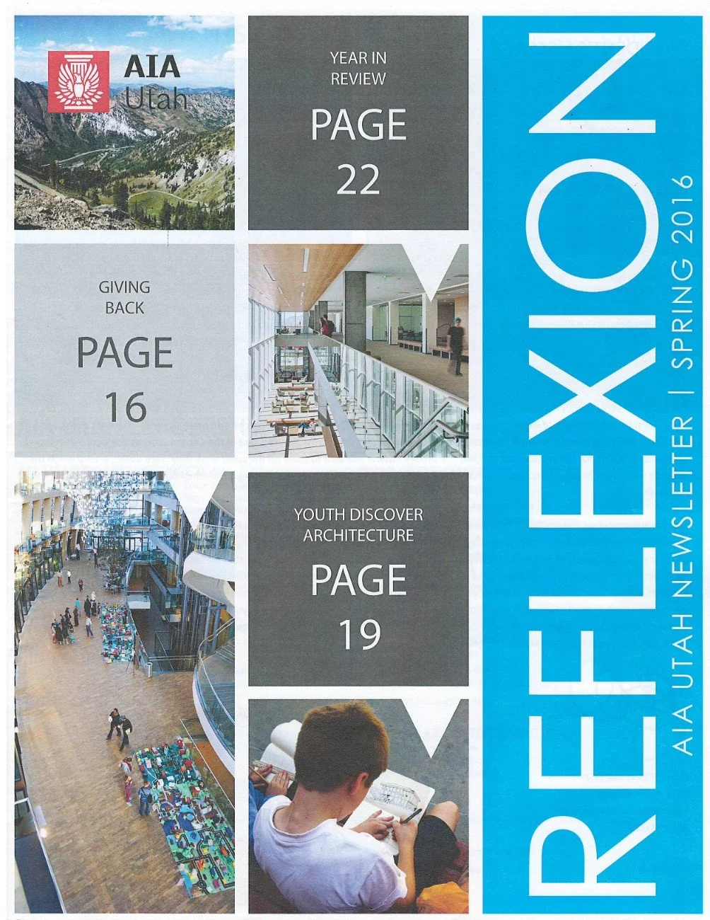 Reflexion: Spring 2016, publication featuring Sparano + Mooney Architecture