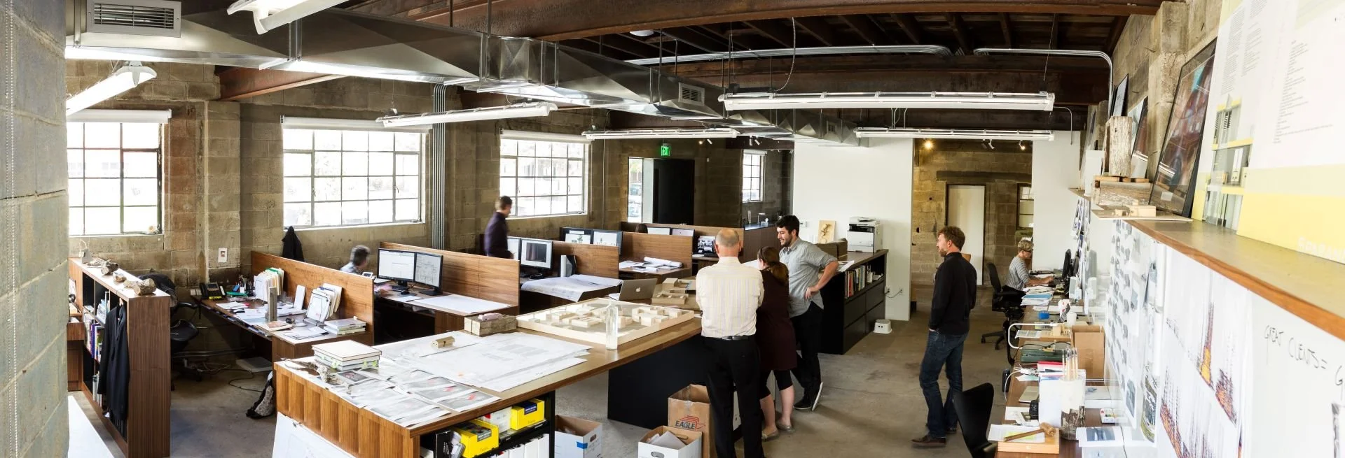 Modern collaborative office interior in Utah designed by Sparano + Mooney Architecture