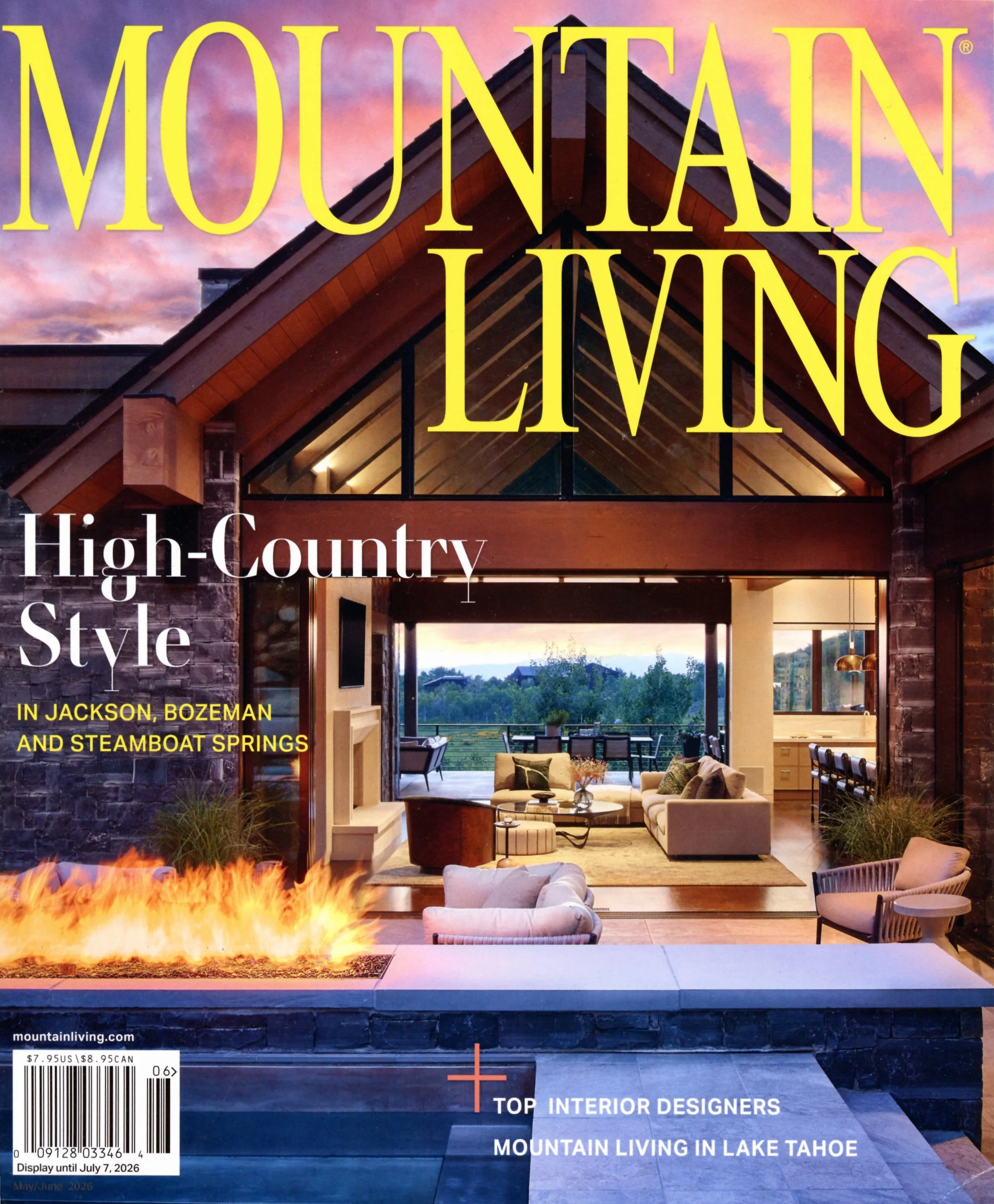 Mountain Living, publication featuring Sparano + Mooney Architecture
