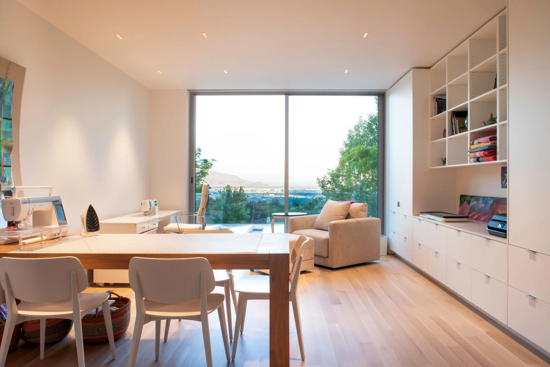 Salt Lake City Cube Residence interior office space designed by Sparano + Mooney Architecture