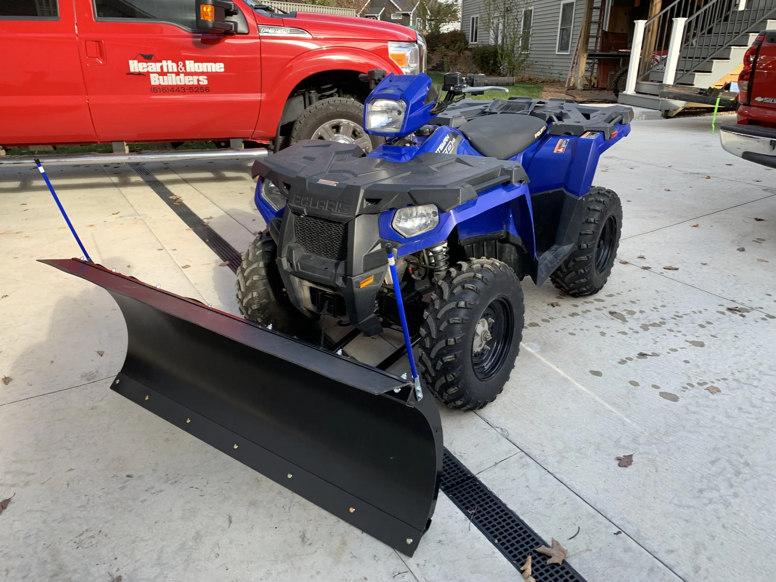 KFI 60" Plow/Winch combo on 2020 Polaris Sportsman 570