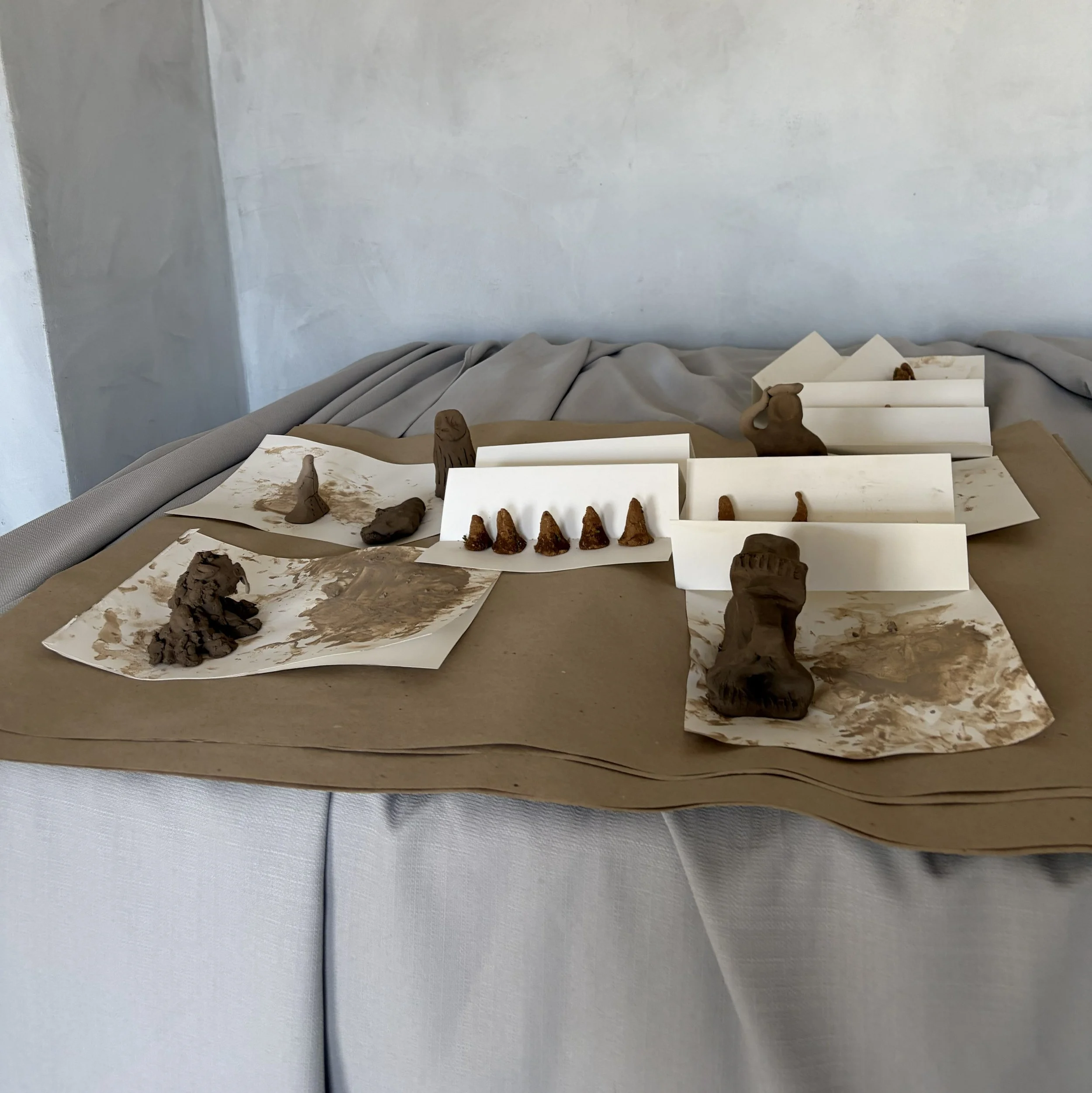 Kristines Mifsudas radošo darbnīcu cikls "Materiālu asociācijas"