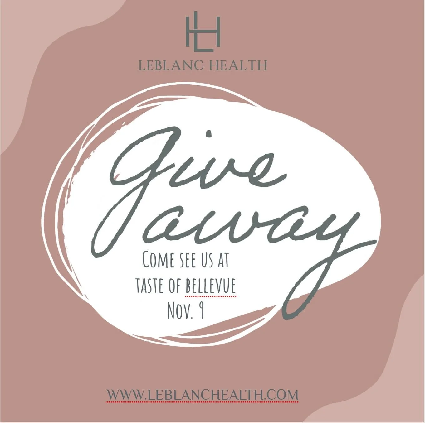 Come visit me at Taste of Bellevue on November 9th 4-7pm.

I will be giving away:

 &mdash; Free Botox treatments 💉 (up to 50 units) 💉 

&mdash; Aesthetic goody bags 🎁 

&mdash; Additional free giveaways throughout the event  To qualify, you must 