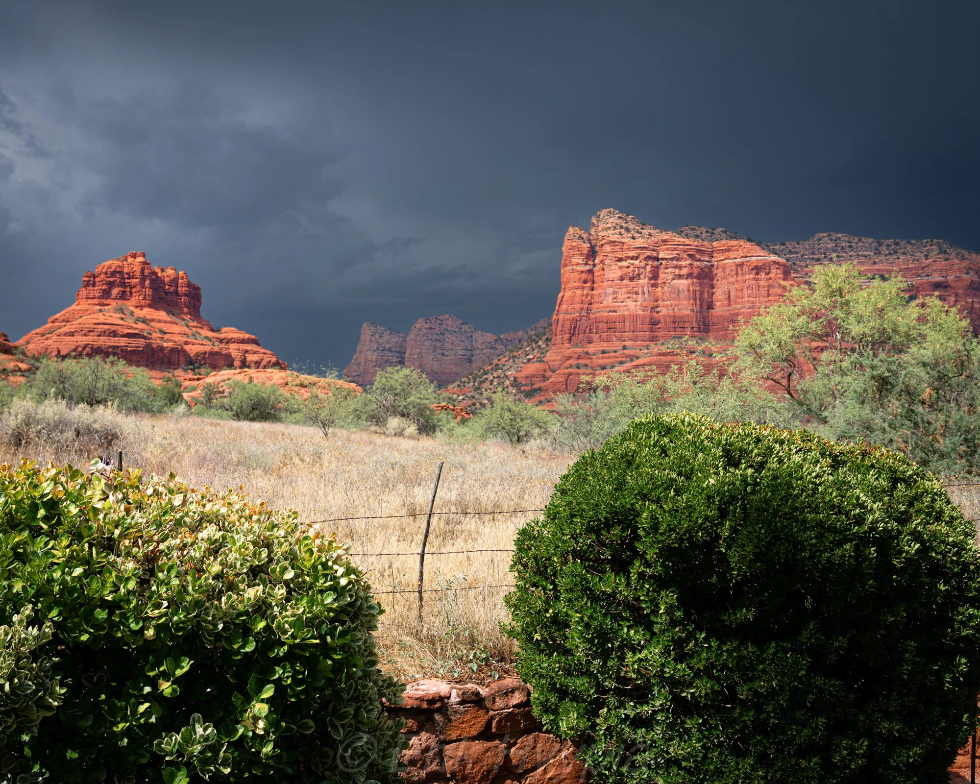 Bell Rock and Cliffs near Sedona Arizona