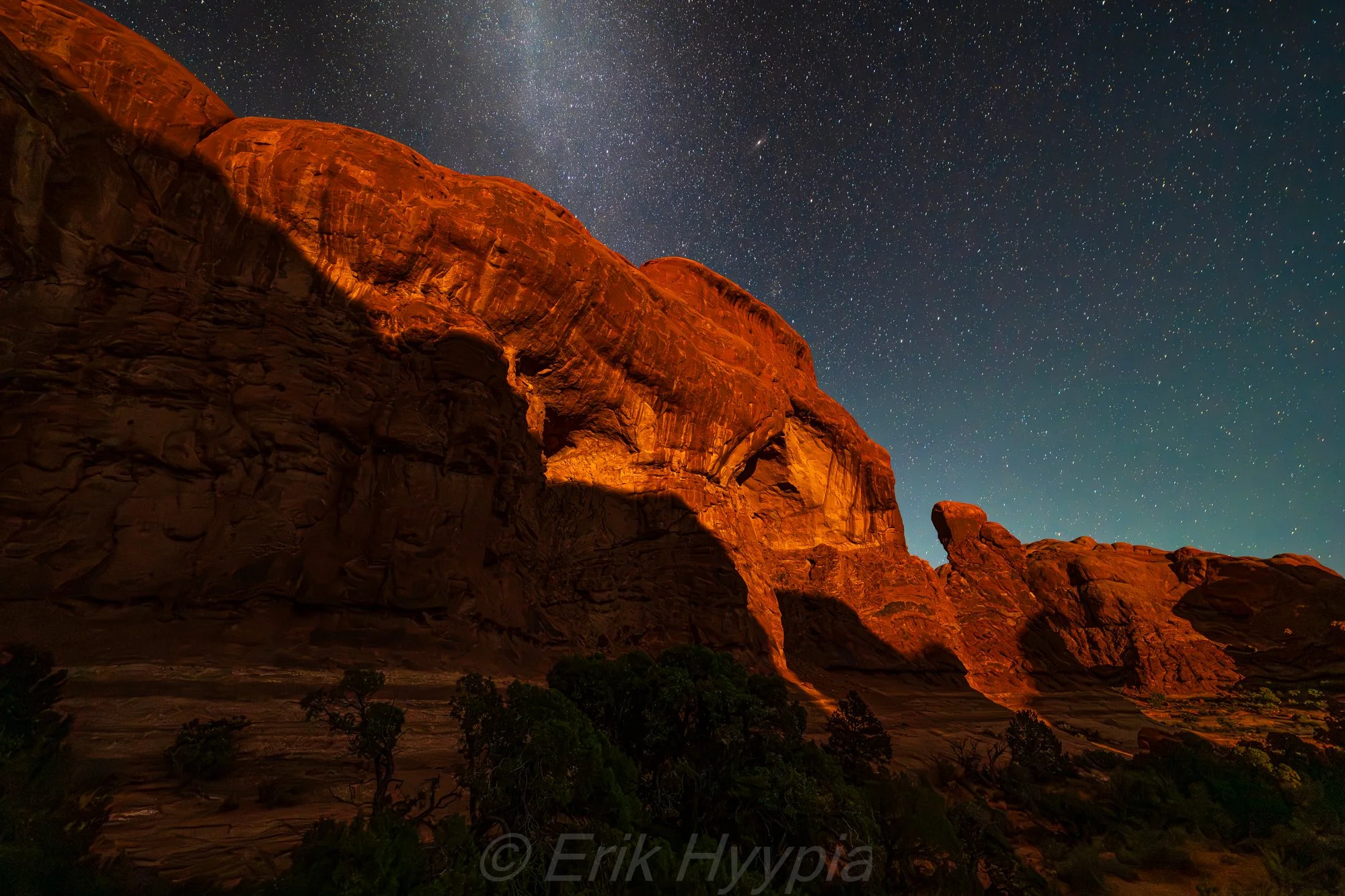 Moonlight on the Cliffs