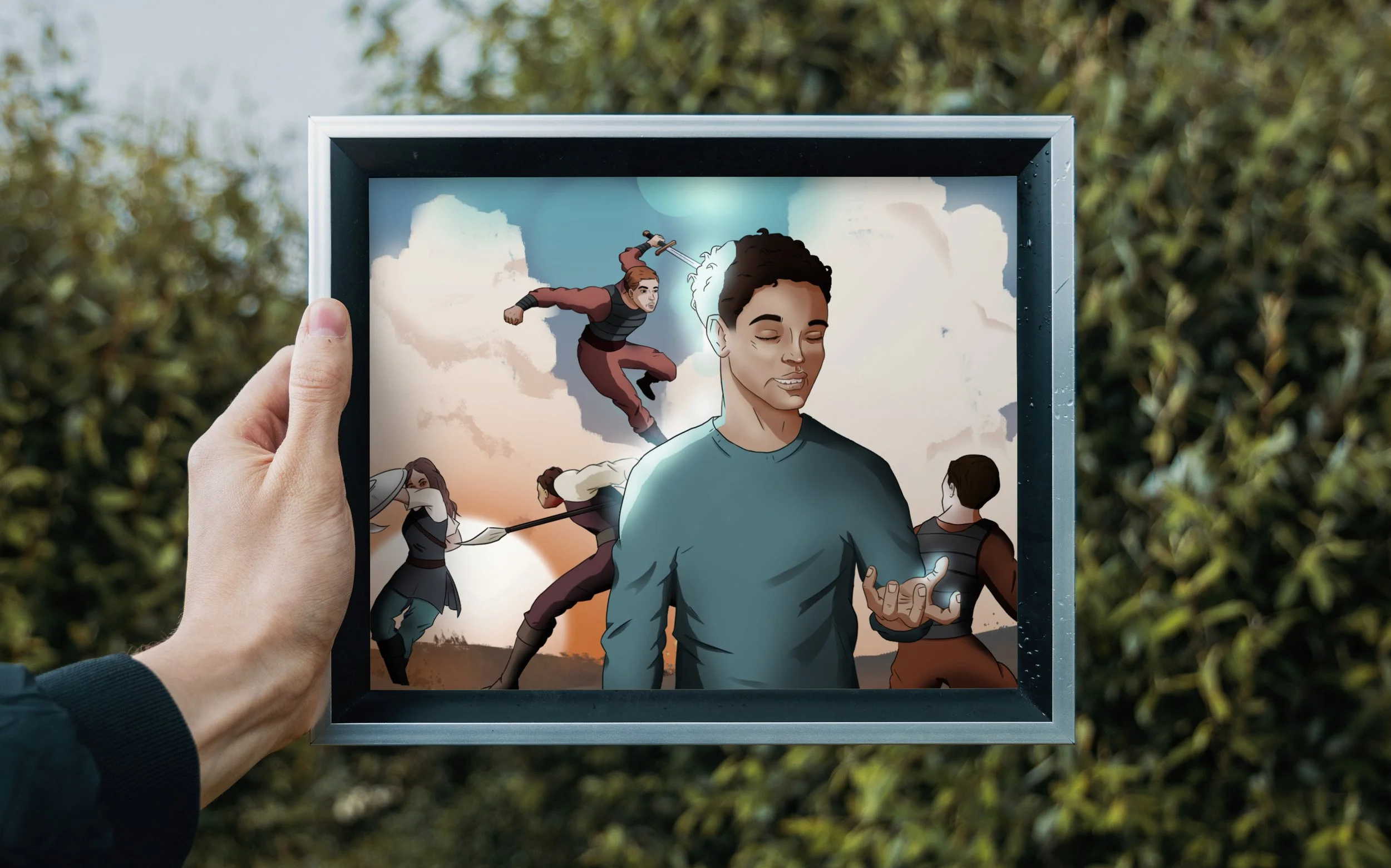 Peace in the Storm - A4 print