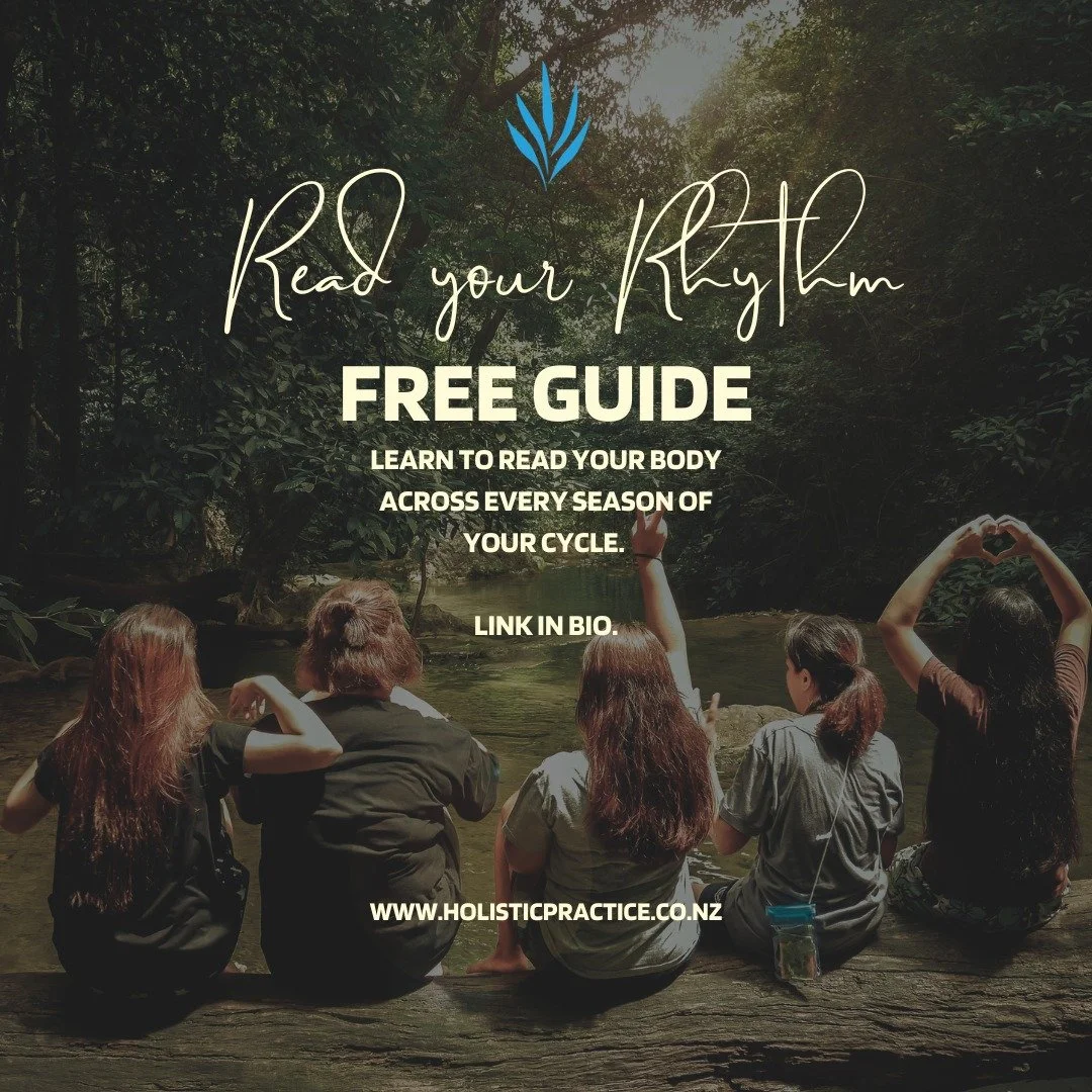 It is here. My free guide, Read Your Rhythm, is ready for you to download.

This is the guide I wish every woman had been handed years ago. In three short chapters it walks you through the one pattern that shapes your energy, your mood, and your heal