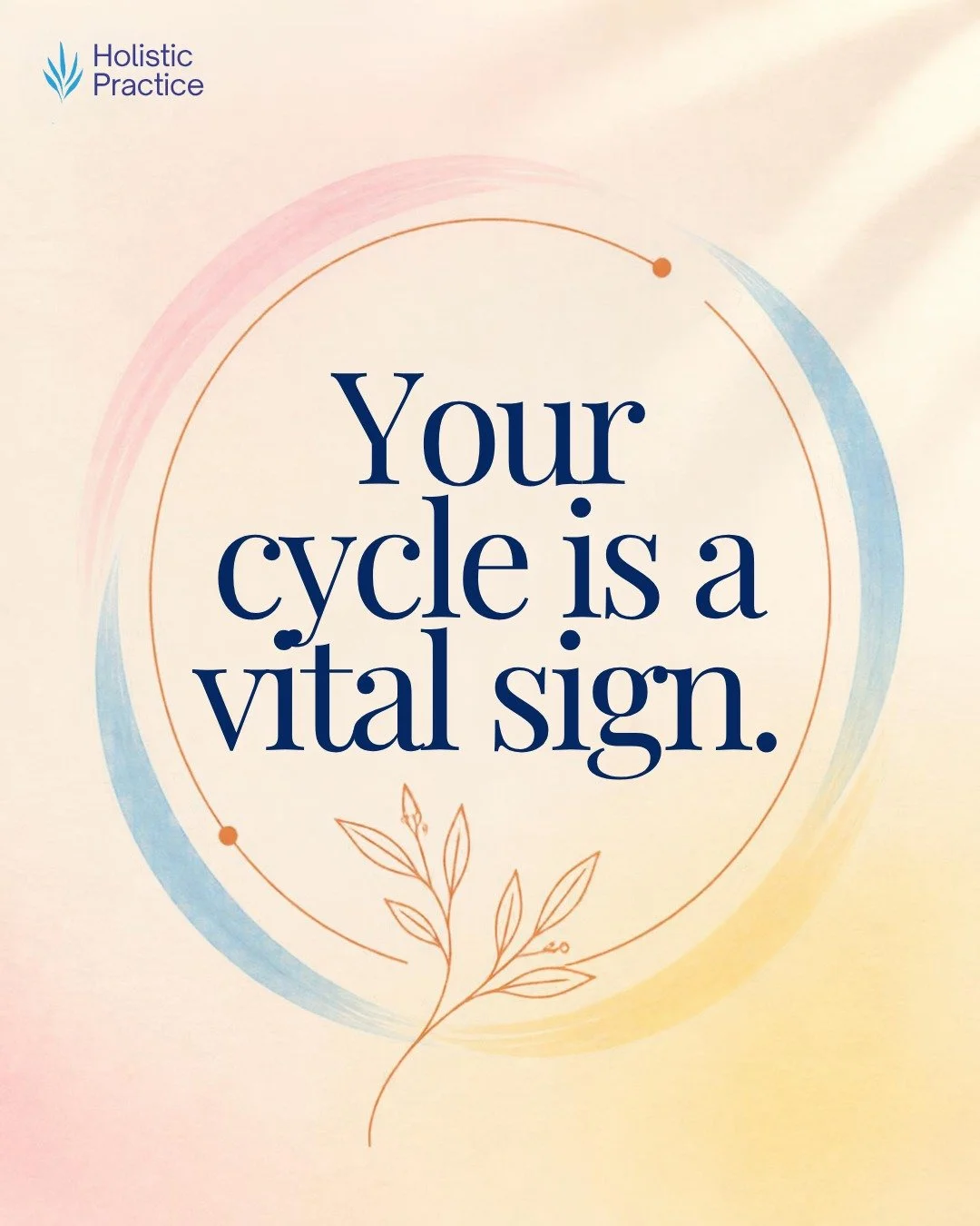 We are happy to measure temperature, blood pressure, and heart rate, because they tell us at a glance how a body is doing. Your cycle deserves a place on that same list.

It is a vital sign, and arguably the most honest one a woman has, because it re