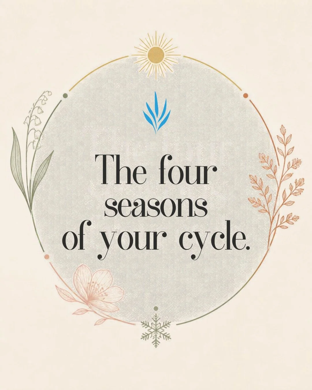 If you learn one thing about your body this year, let it be this.

Your cycle is not one steady state that occasionally goes wrong. It is a tide, made of two hormones rising and falling in a rhythm that repeats with beautiful consistency, and it move