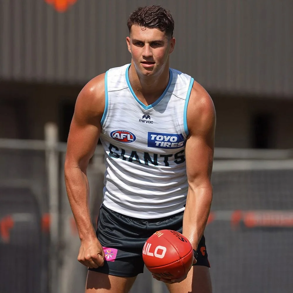 Finn Callaghan of the GWS Giants, rising AFL star recognised for his athleticism and off-field marketability