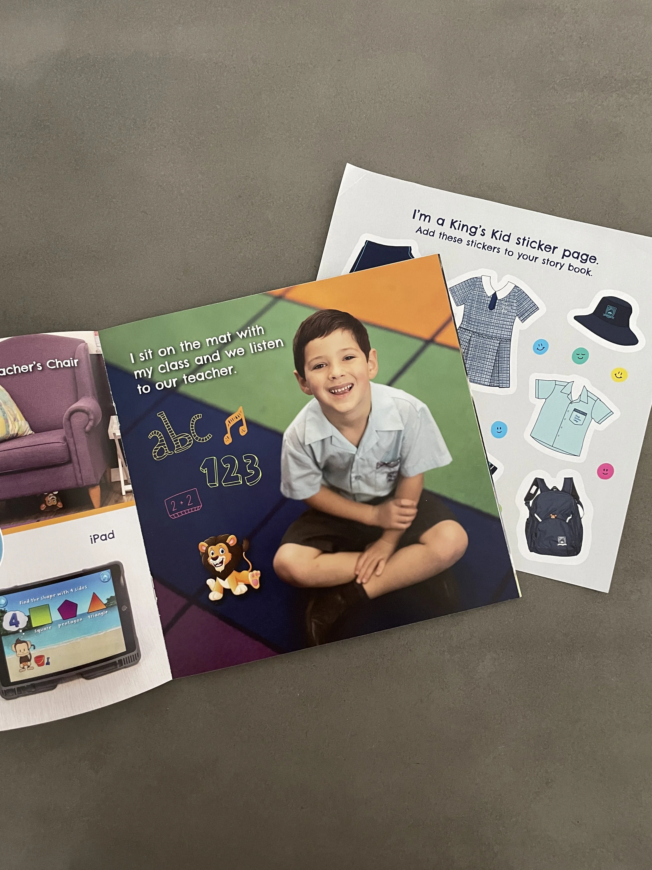 Starting school book design