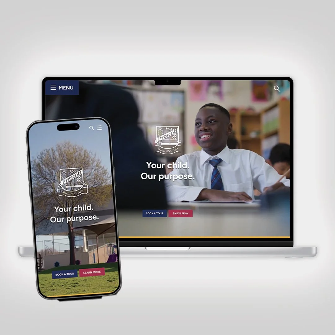 Prescott Primary Website Design (Figma)