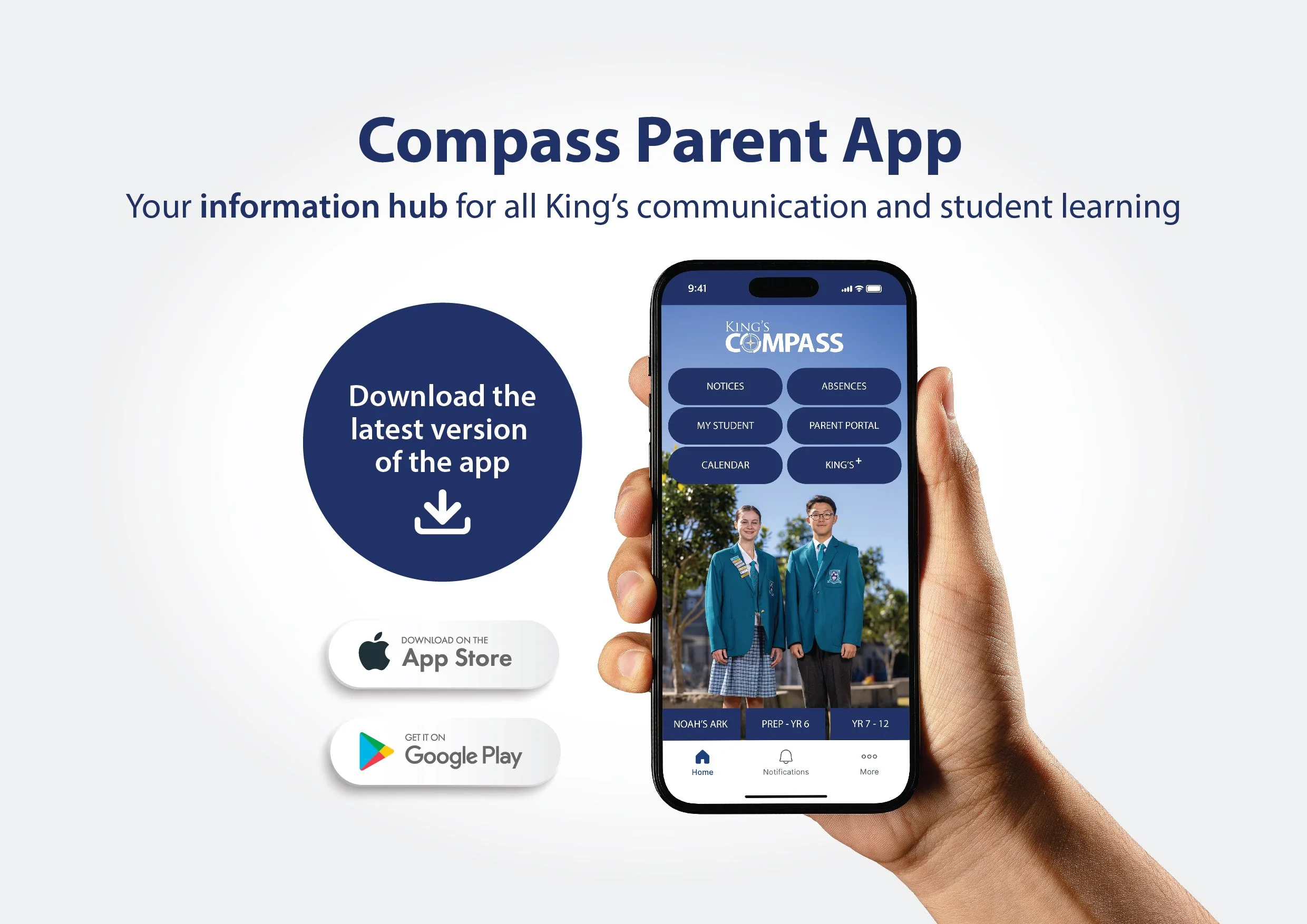 Email graphic for private school 