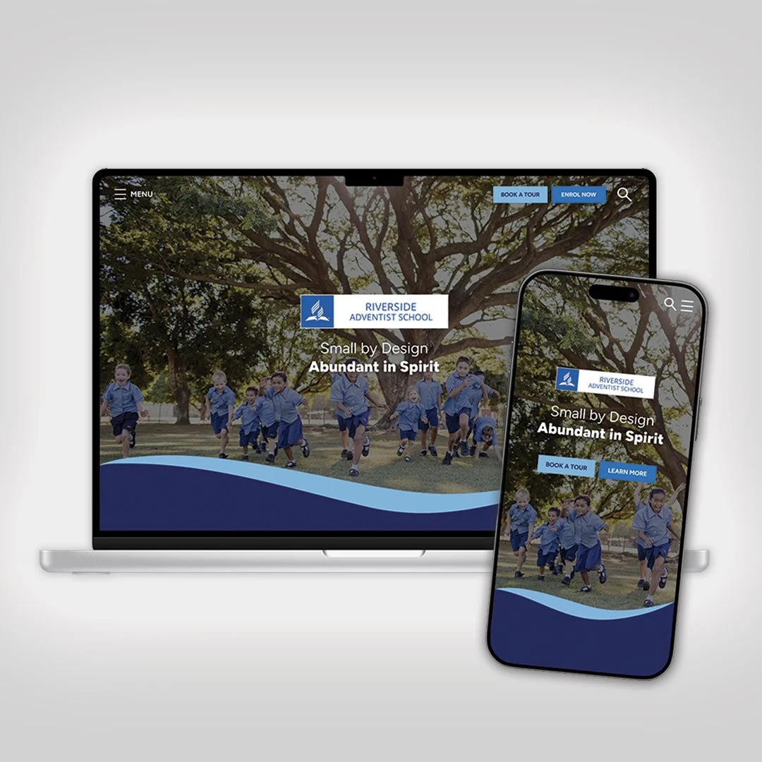 Riverside Adventist School Website Design (Figma)
