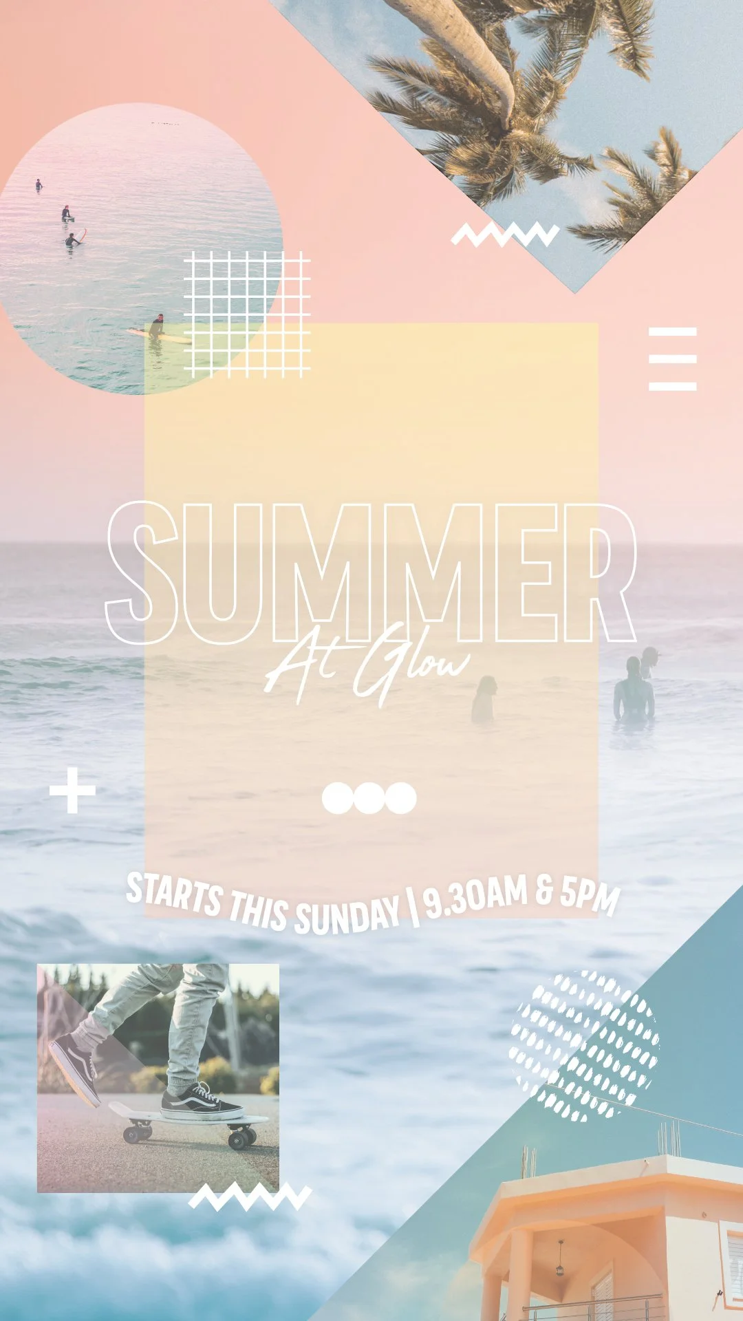 Social Graphic for Glow Church