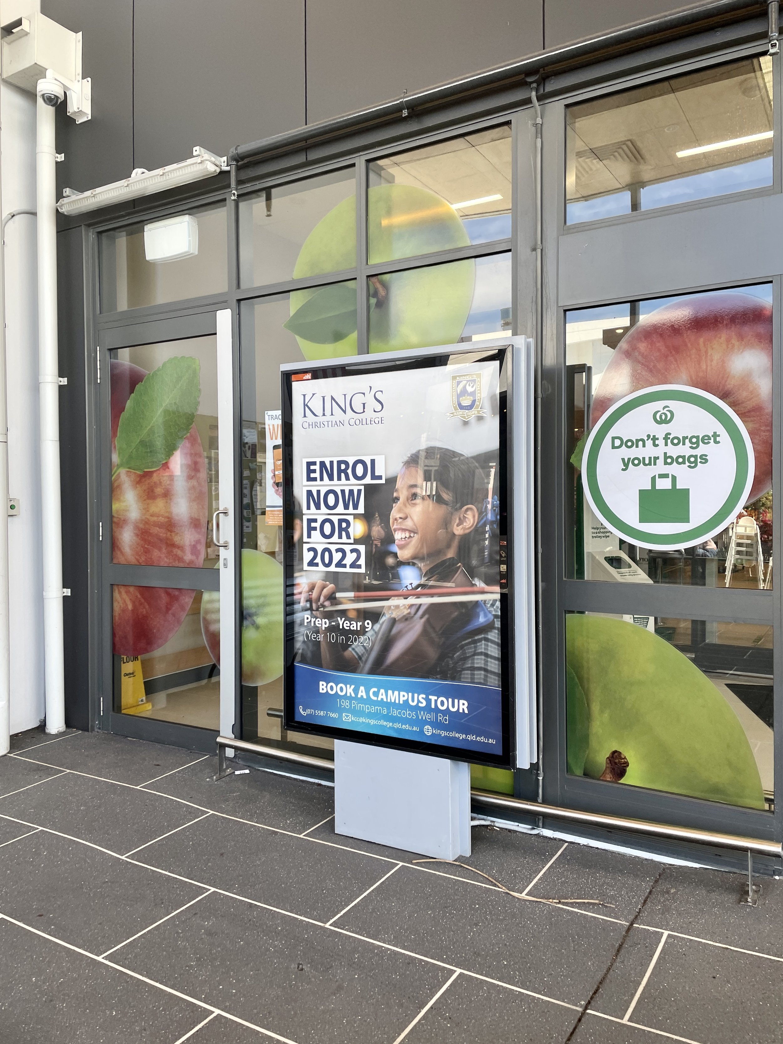 Light Box Poster for a Shopping Centre
