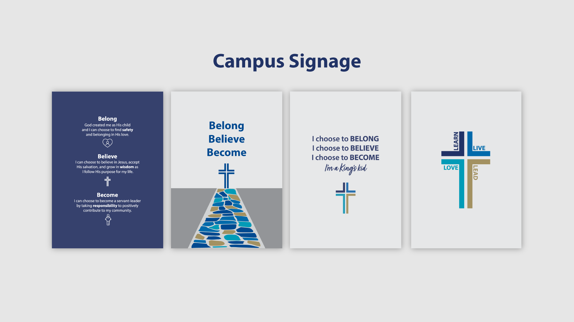 School campus posters