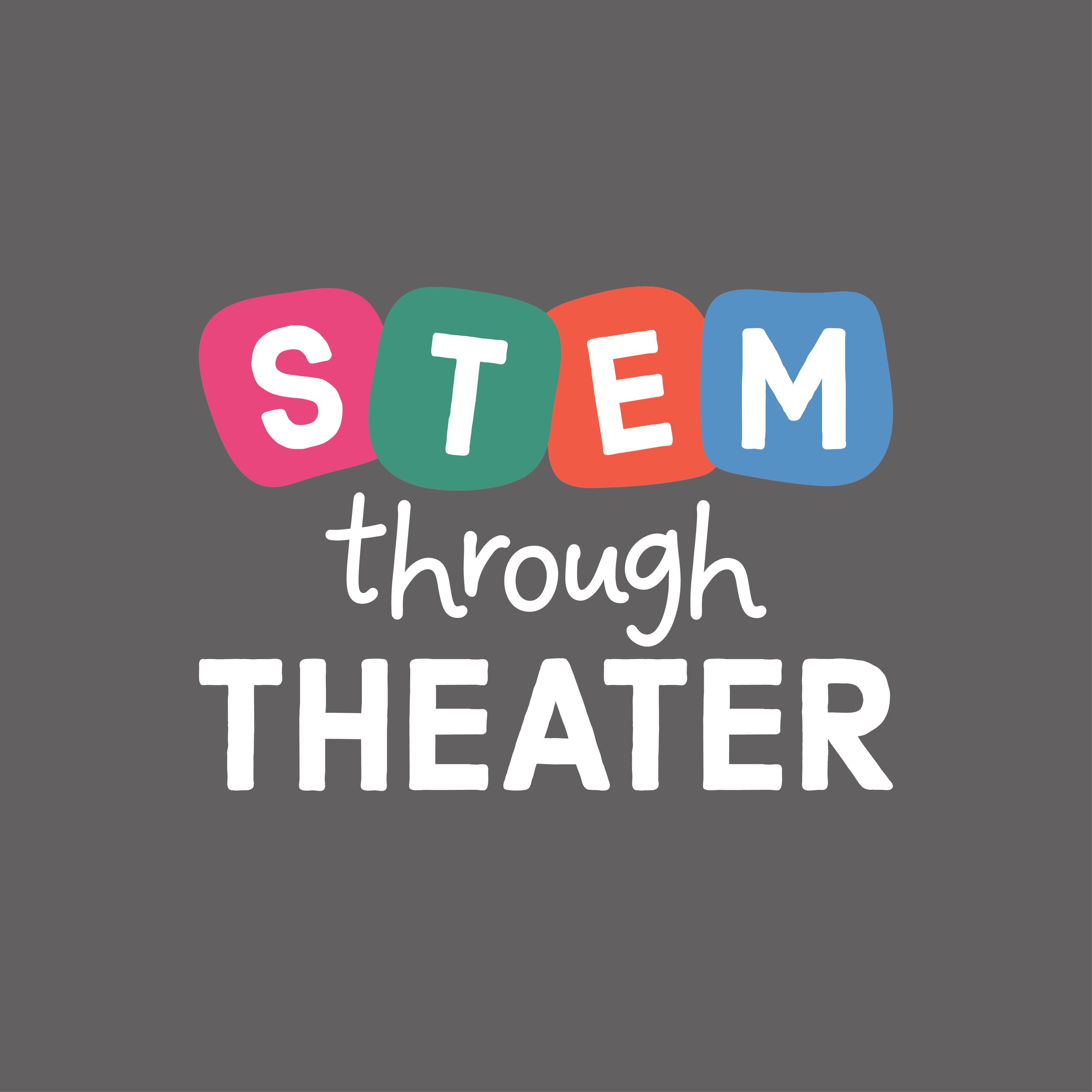 STEM Through Theater Brand (Negative Primary Logo)