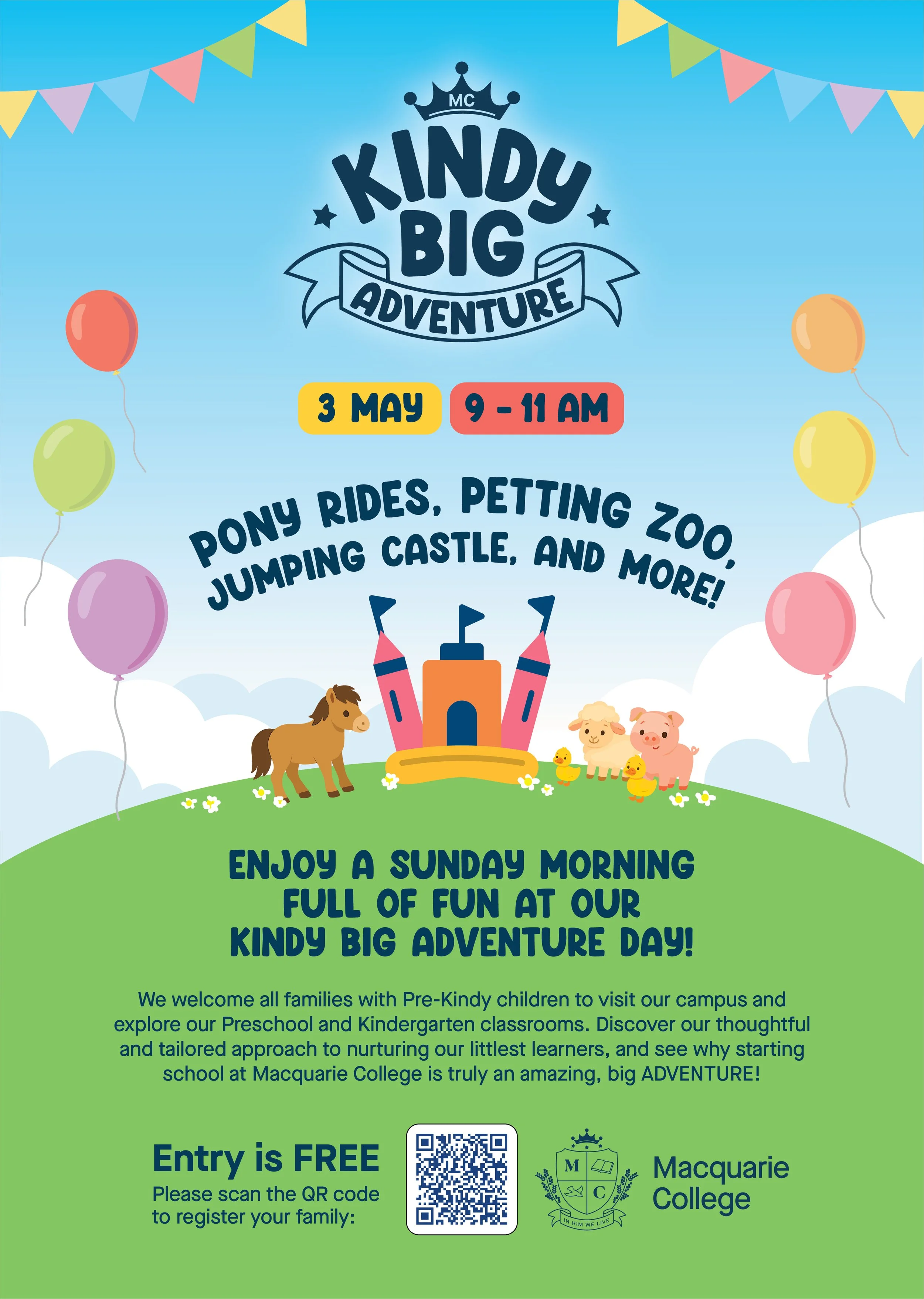 Flyer for a community event
