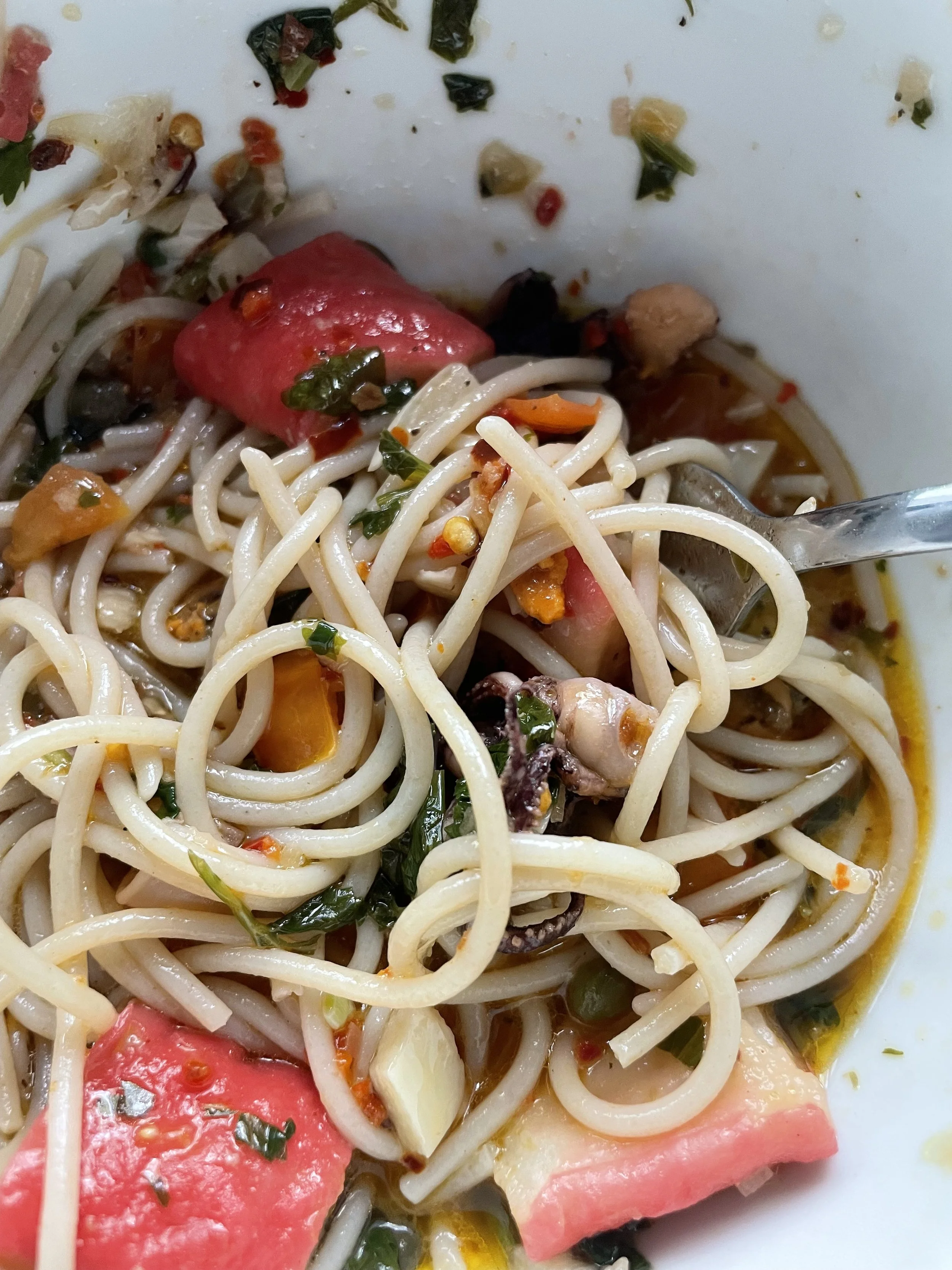 Tasty Seafood Linguine