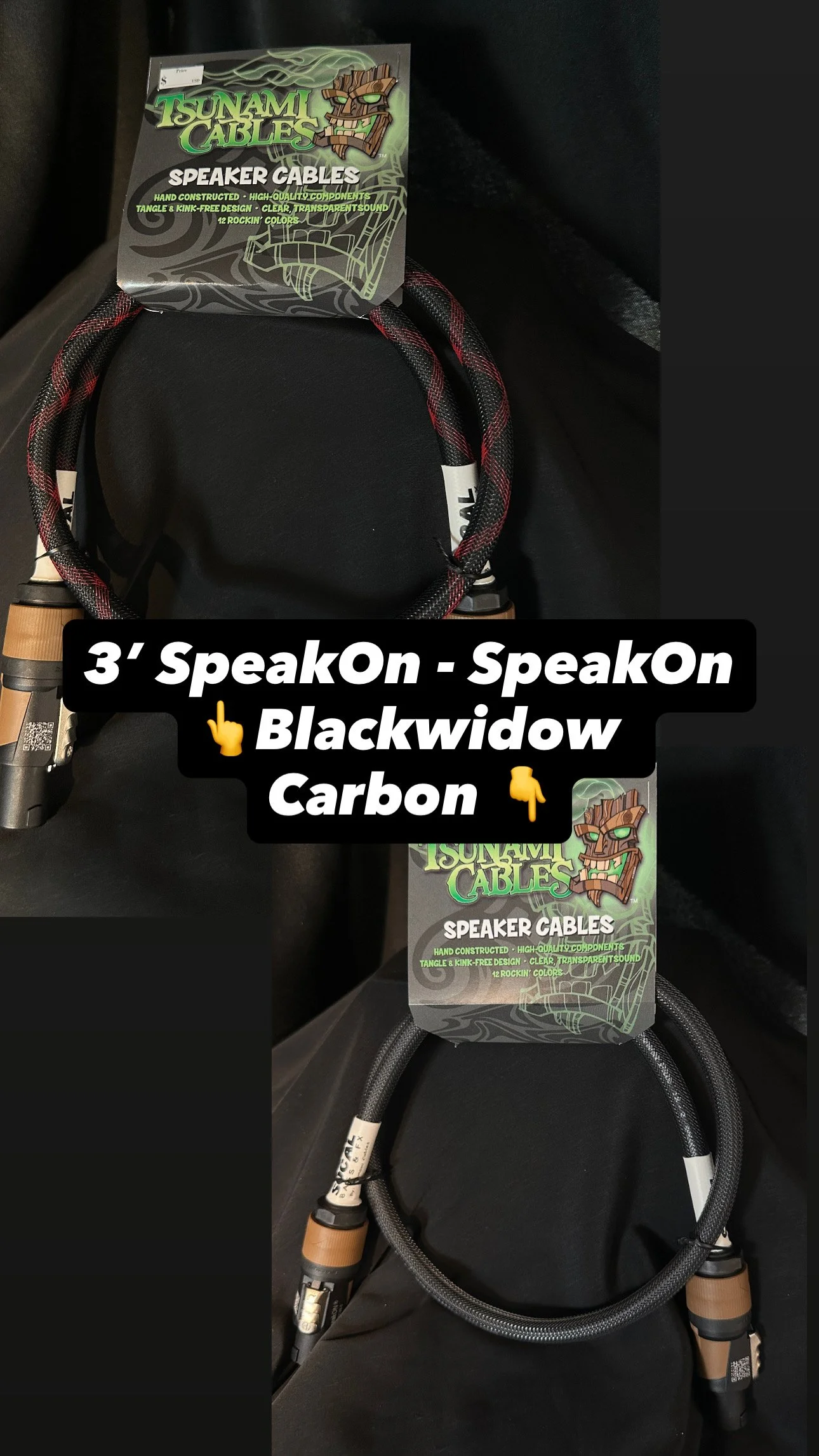 Tsunami SoCal SpeakON Cable