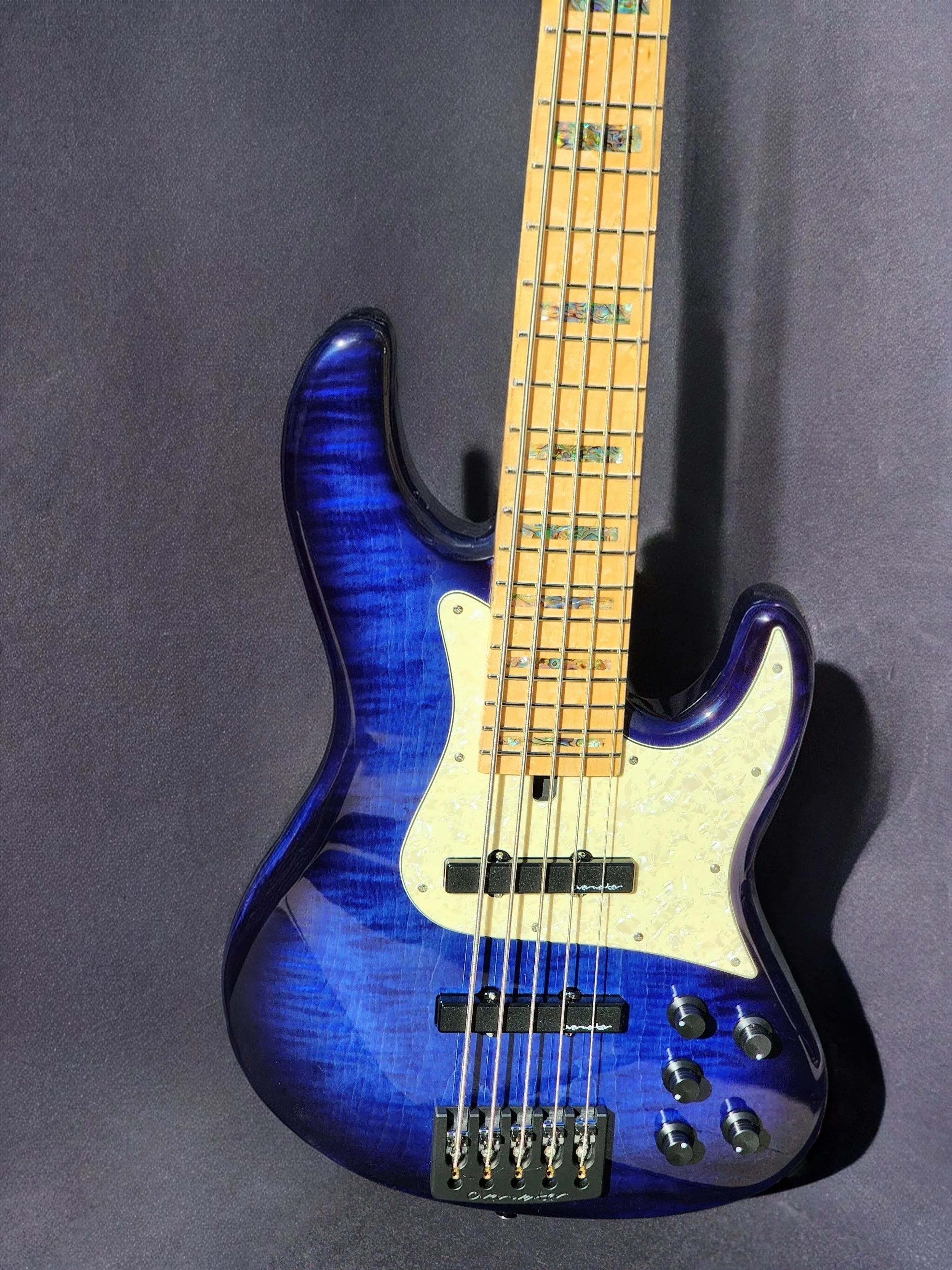 Alusonic J-Special Deluxe 4-String Bass – Purple Custom Italian